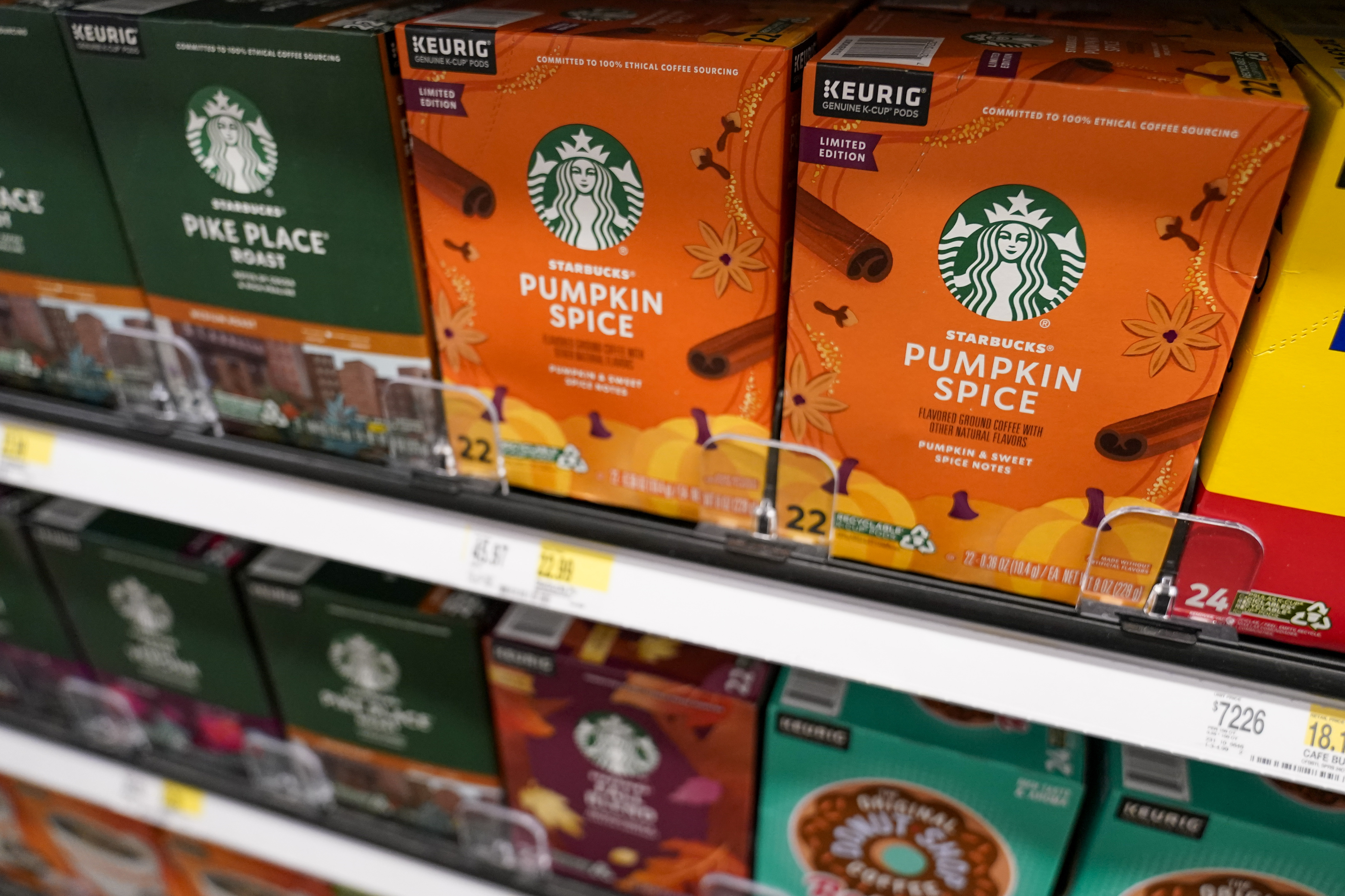 The latte that made pumpkin spice a star is turning 20. And unlike the autumn days it celebrates, there seems to be no chill in customer demand. Starbucks' Pumpkin Spice Latte went on sale Thursday in the U.S. and Canada.