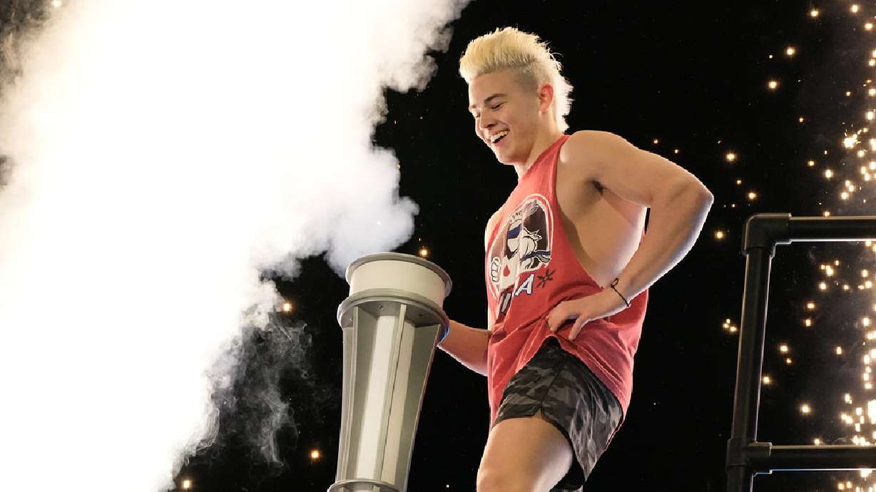 Kai Beckstrand completes the qualifier round of “American Ninja Warrior” Season 15.