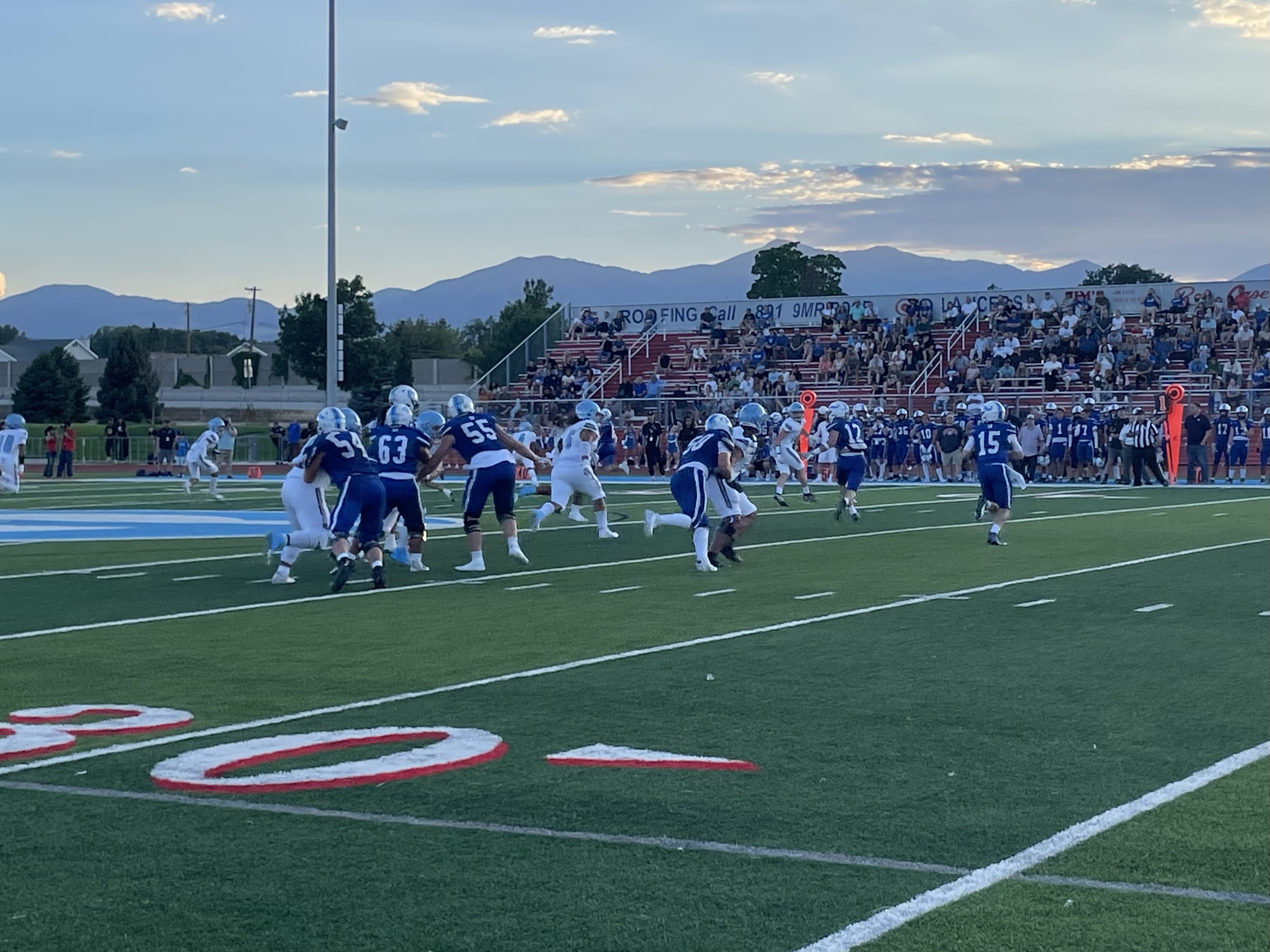 Pleasant Grove plays Granger in West Valley City on Aug. 25, 2023.