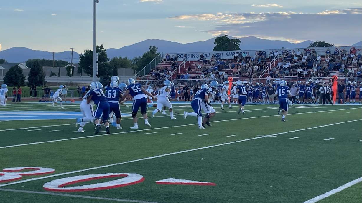 Pleasant Grove plays Granger in West Valley City on Aug. 25, 2023.