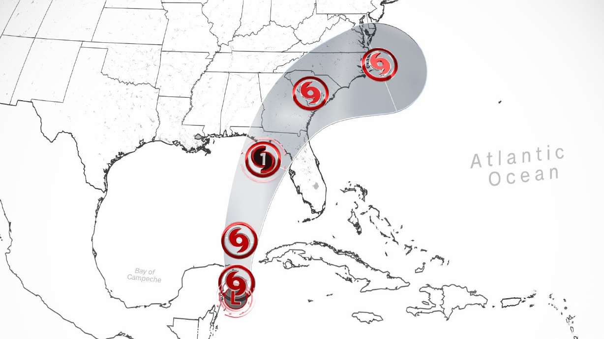 Tropical Depression Ten has formed near the Yucatán Peninsula in the western Caribbean, according to the National Hurricane Center. It could become a hurricane by Tuesday afternoon and make landfall in Florida as early as Wednesday.