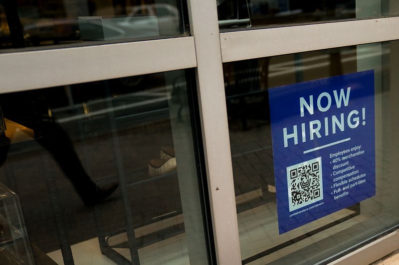 The Labor Department on Tuesday showed the number of people quitting their jobs dropping to levels last seen in early 2021, indicating Americans were becoming less confident in the labor market.