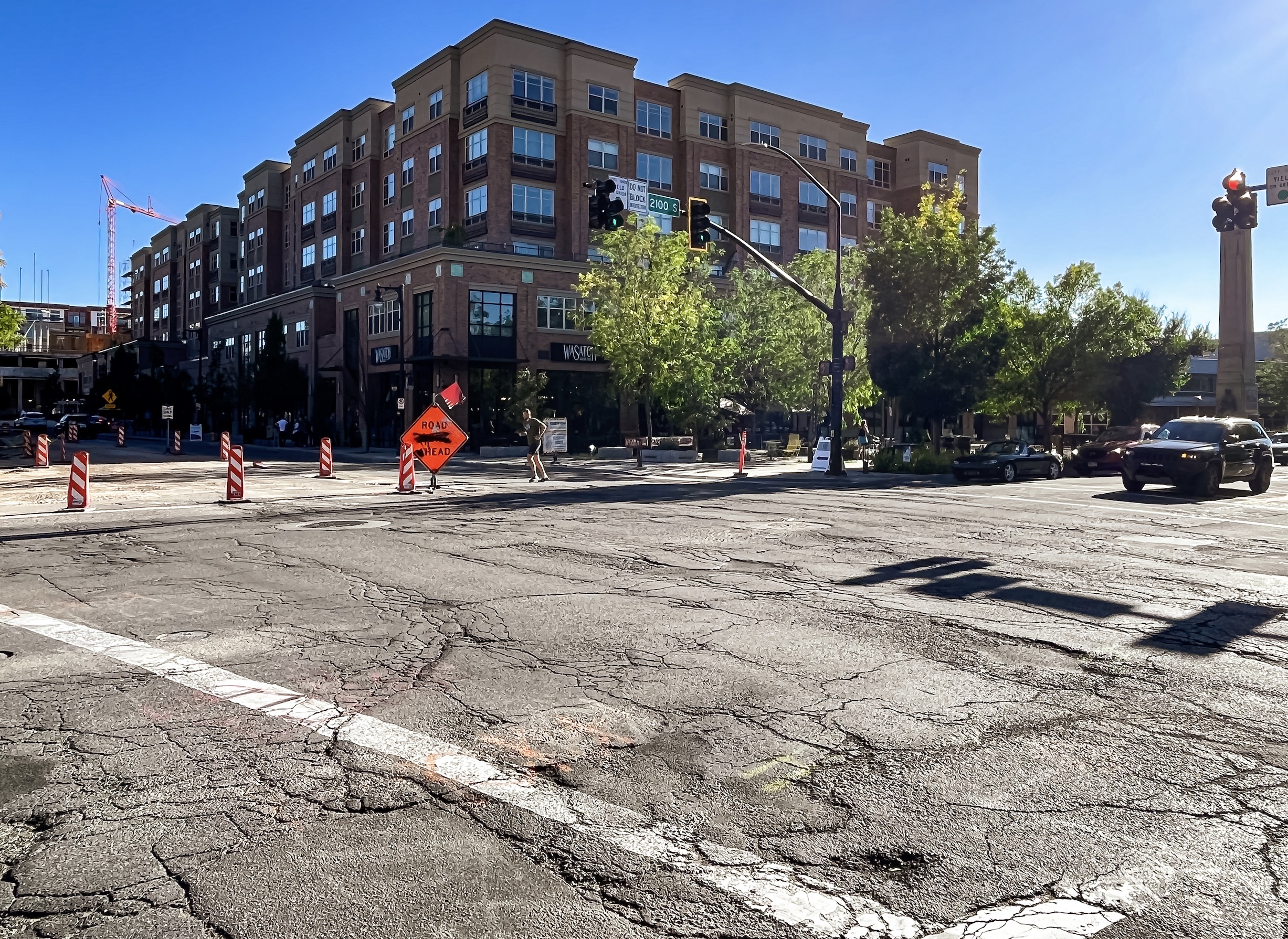 Construction to repair the 2100 S. Highland Drive intersection — and 2100 South at 1300 East — is slated to begin next month and last through October, city transportation officials say. 