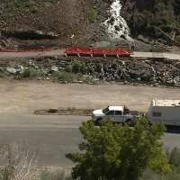 Permanent repairs at Bridal Veil Falls won't begin until next spring