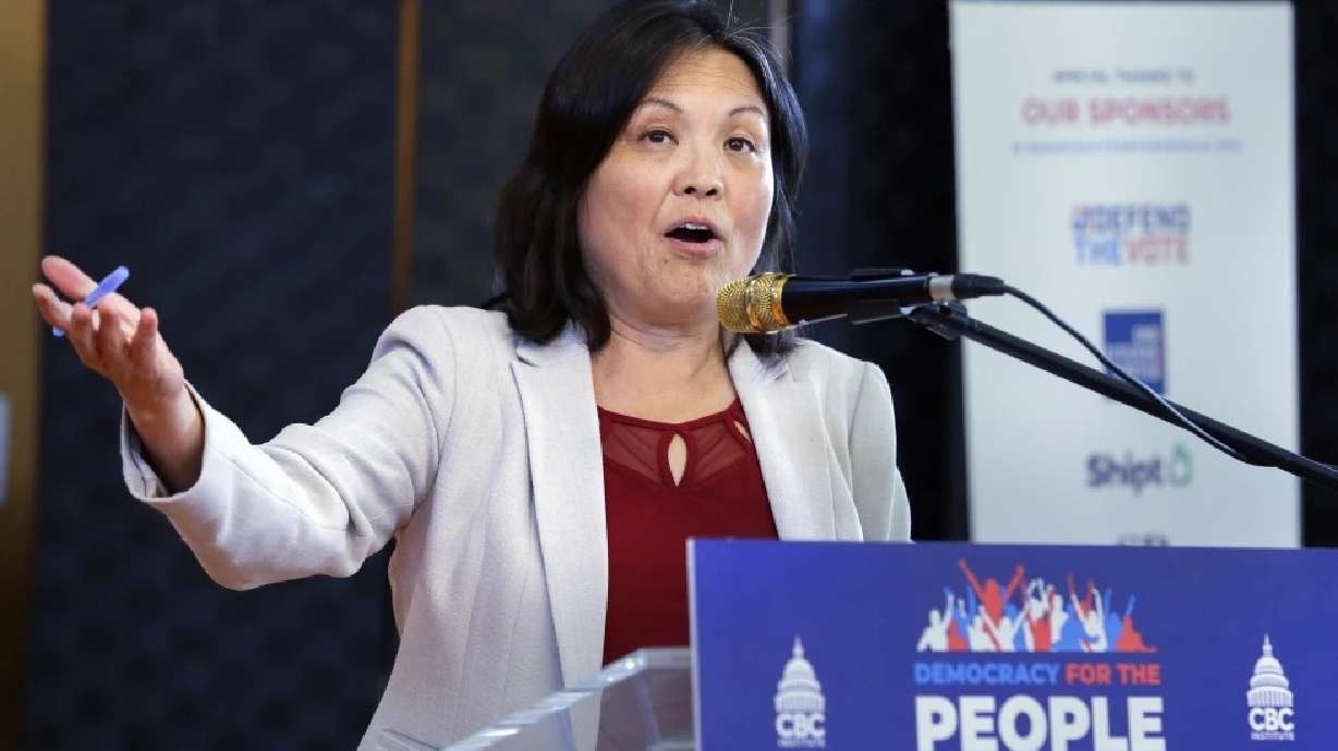 Julie Su, Acting Labor Secretary, speaks at the "Democracy for the People" on July 28, in Houston. The Biden administration proposed a new rule Tuesday that would make 3.6 million more U.S. workers eligible for overtime pay.