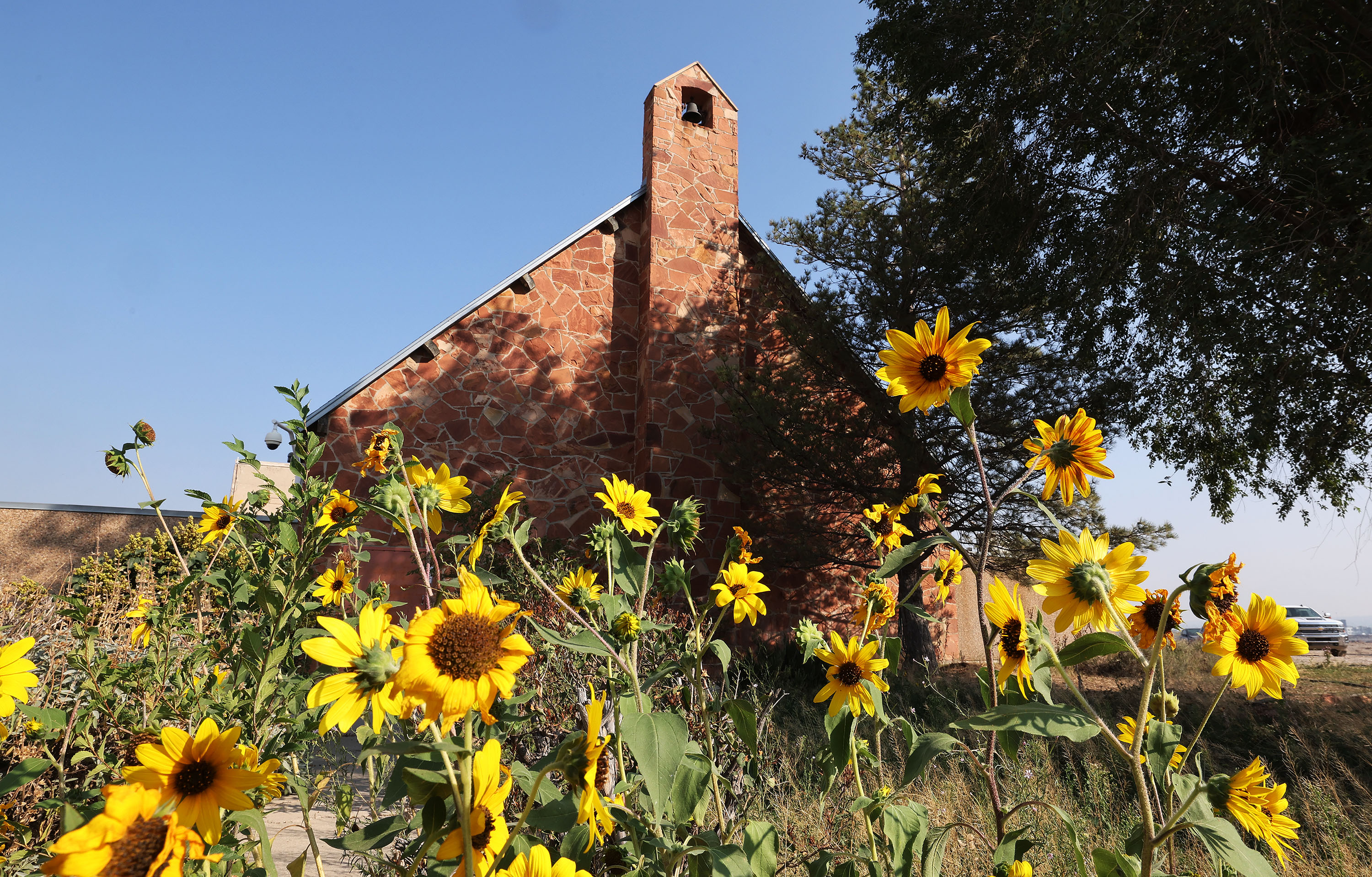 The Chapel by the Wayside will remain at the former Utah State Prison site in Draper on Wednesday.