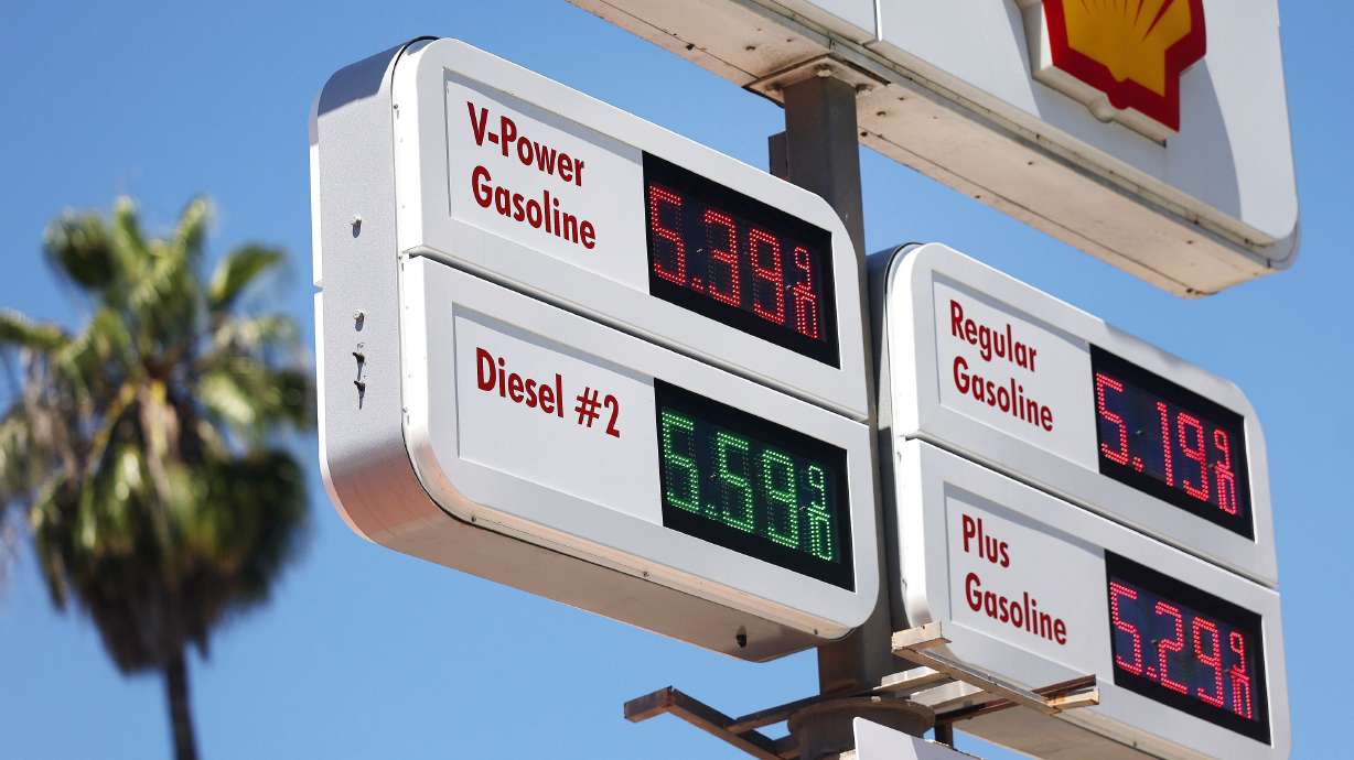 According to AAA, the average cost for a gallon of gas in Utah is about 50 cents higher than the national average as of Thursday.