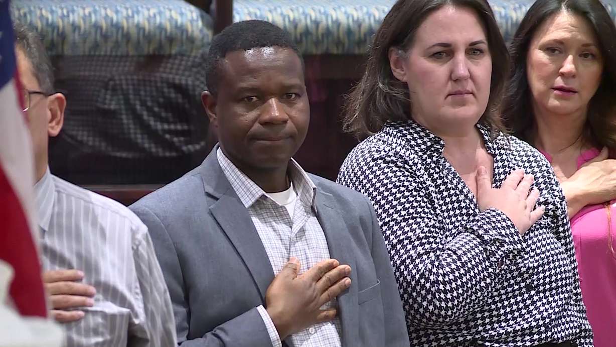 Salt Lake County leaders recognized Joseph Genda's efforts during a ceremonial meeting Tuesday officially marking September as American Founders and Constitution Month.