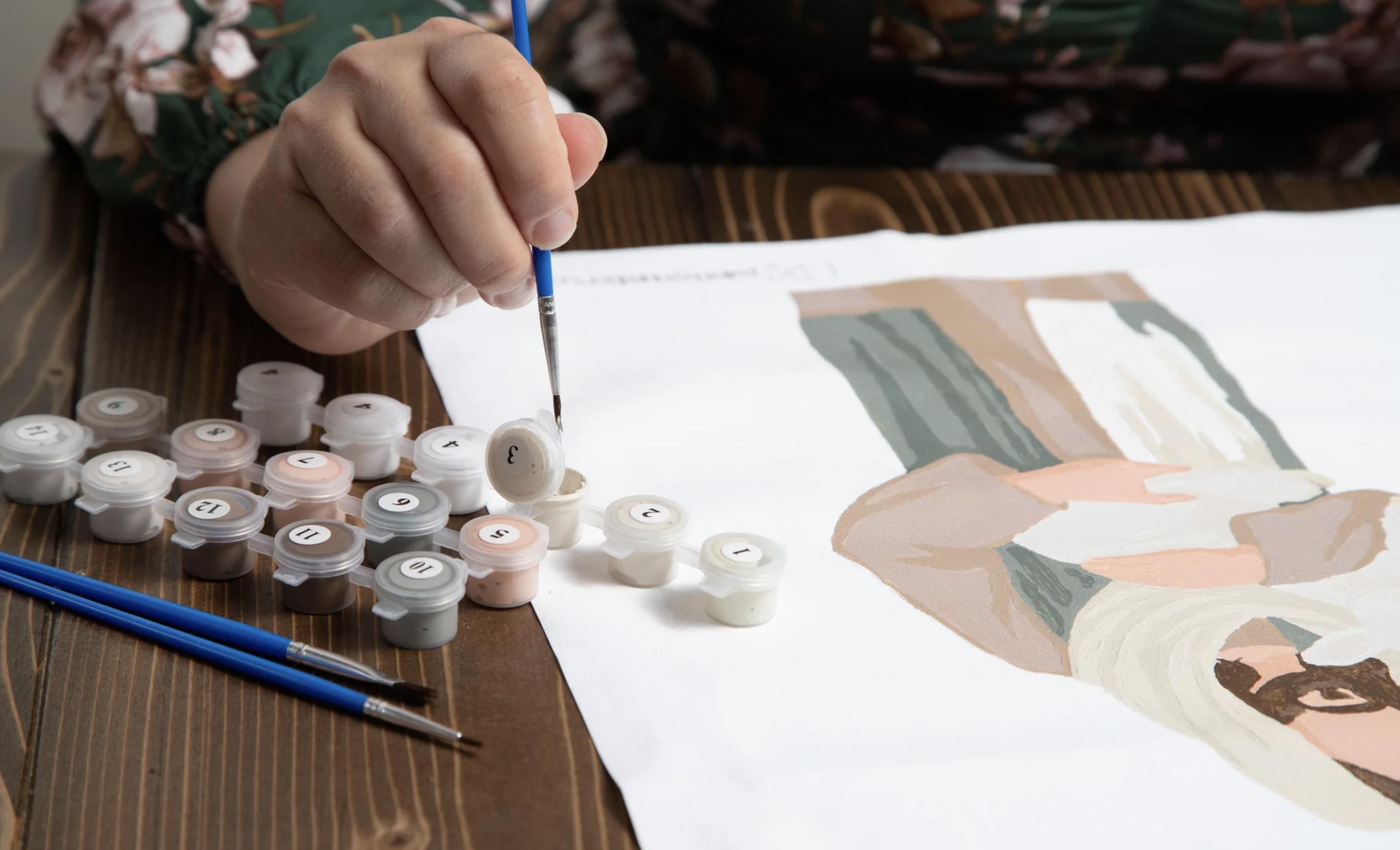 Keep yourself and your kids busy during General Conference with these paint-by-number kits