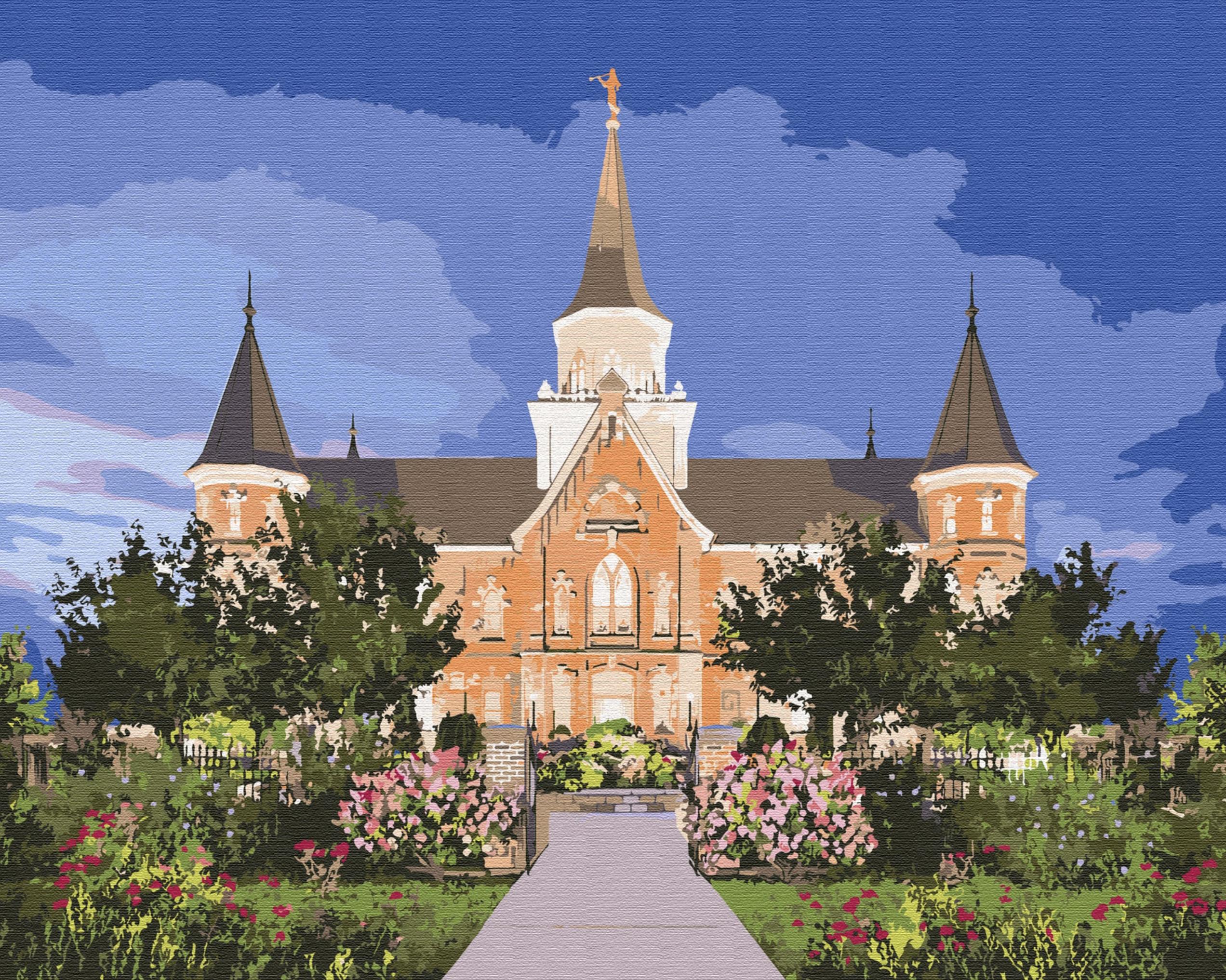 Keep yourself and your kids busy during General Conference with these paint-by-number kits