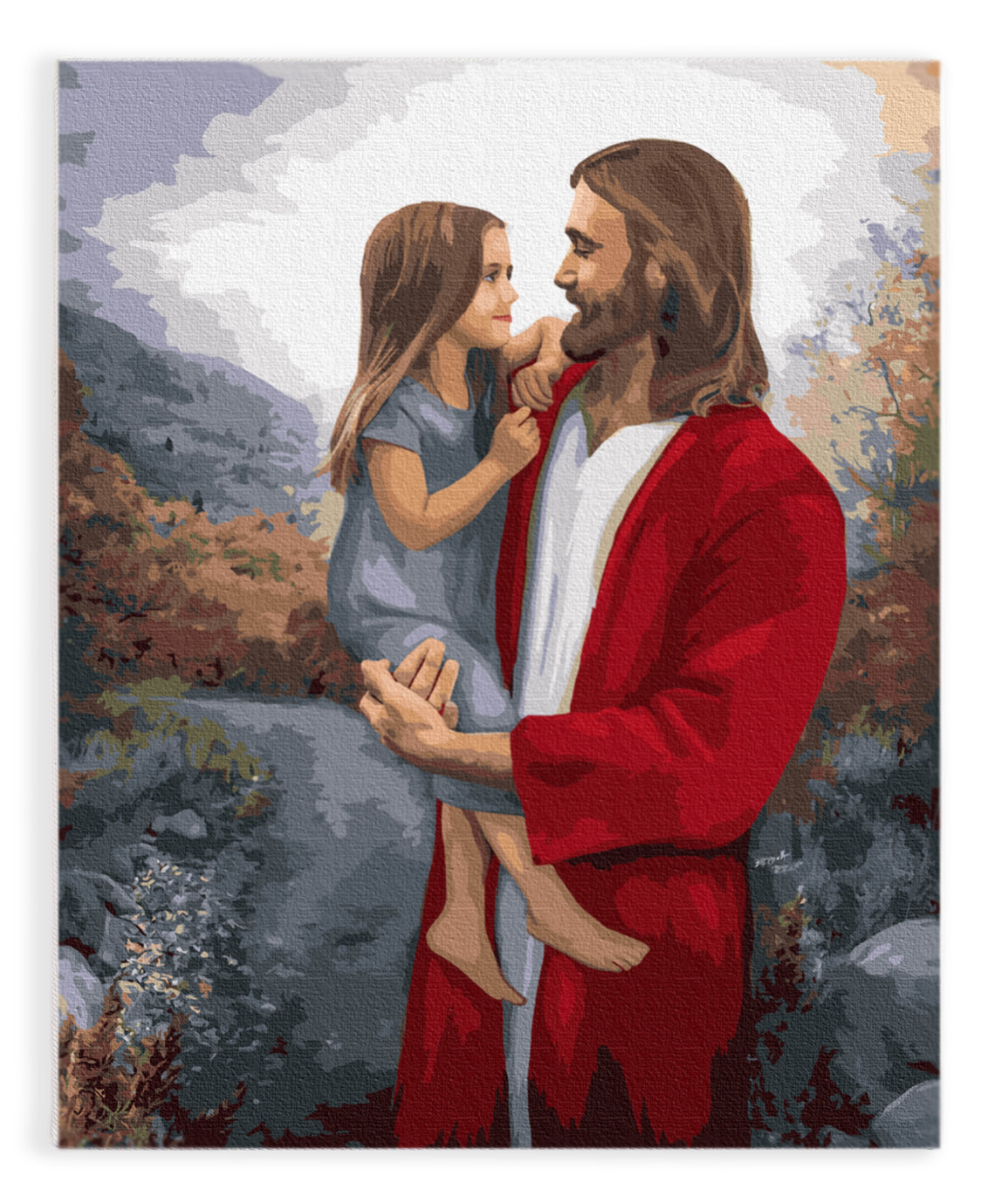 Keep yourself and your kids busy during General Conference with these paint-by-number kits