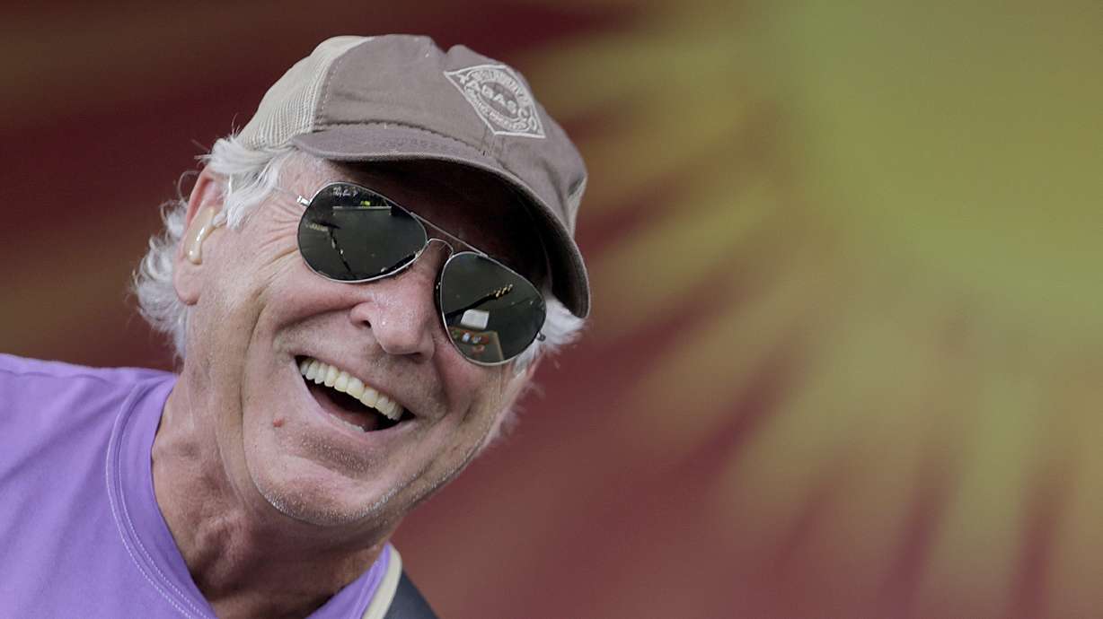 Jimmy Buffett performs in New Orleans April 26, 2015. Buffett, who popularized beach bum soft rock, died of a rare, aggressive skin cancer, his website disclosed.