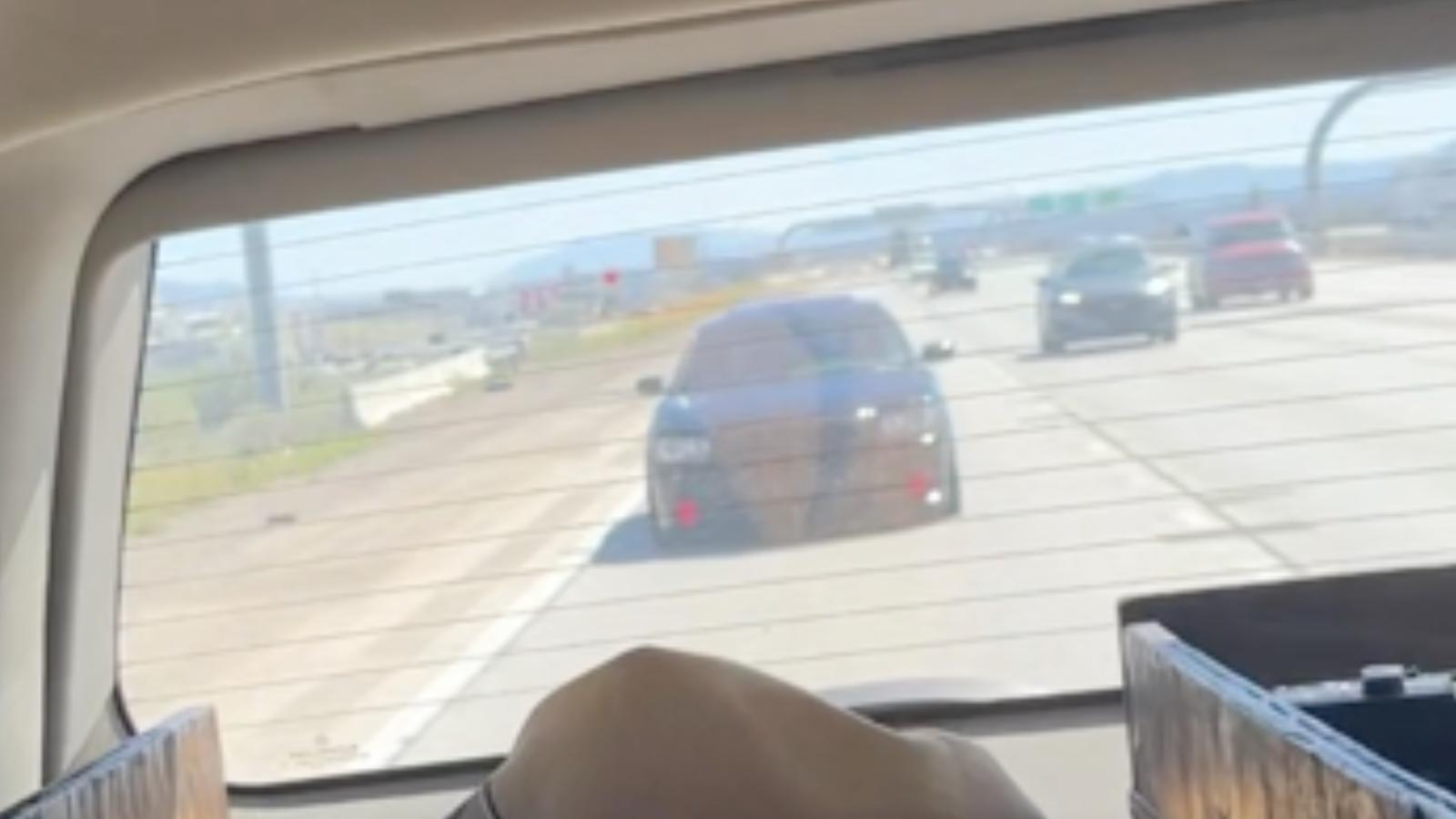 Salt Lake City police say a woman perceived to be impersonating an officer on I-80 Wednesday was unaware the car she recently purchased had red and blue lights installed in the fog lights.