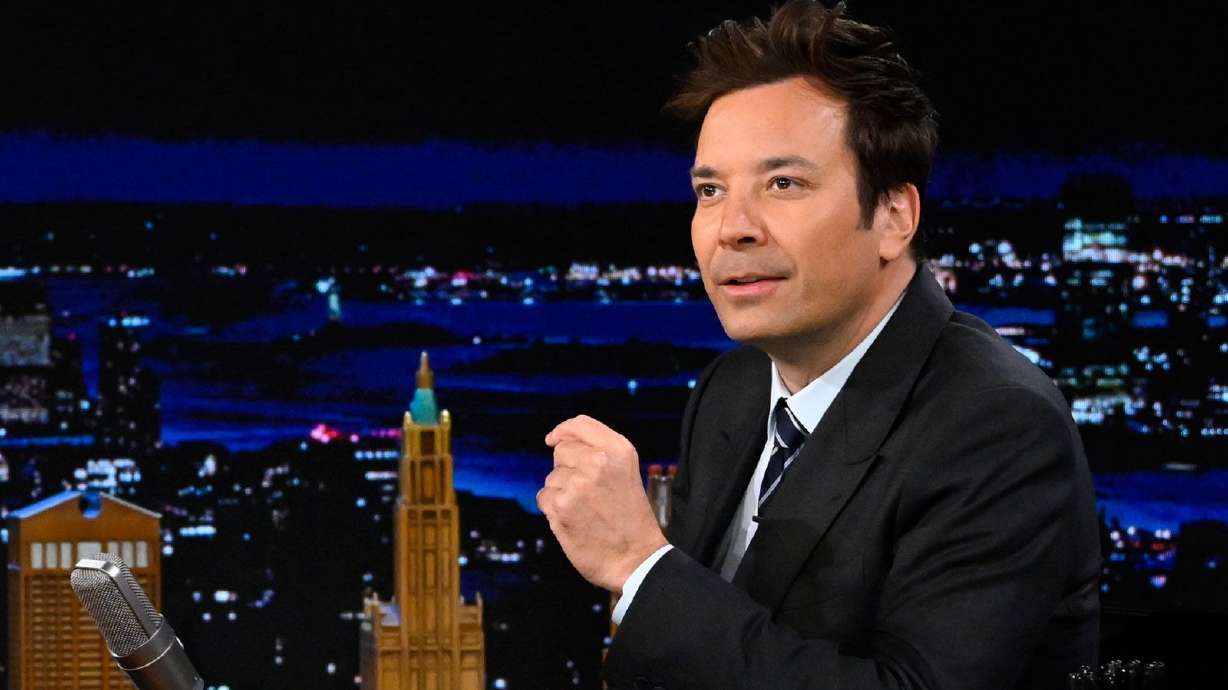 Jimmy Fallon, seen here in April, has apologized to his colleagues over allegations outlined in a Rolling Stone story published Thursday about a difficult work environment at “The Tonight Show Starring Jimmy Fallon.”