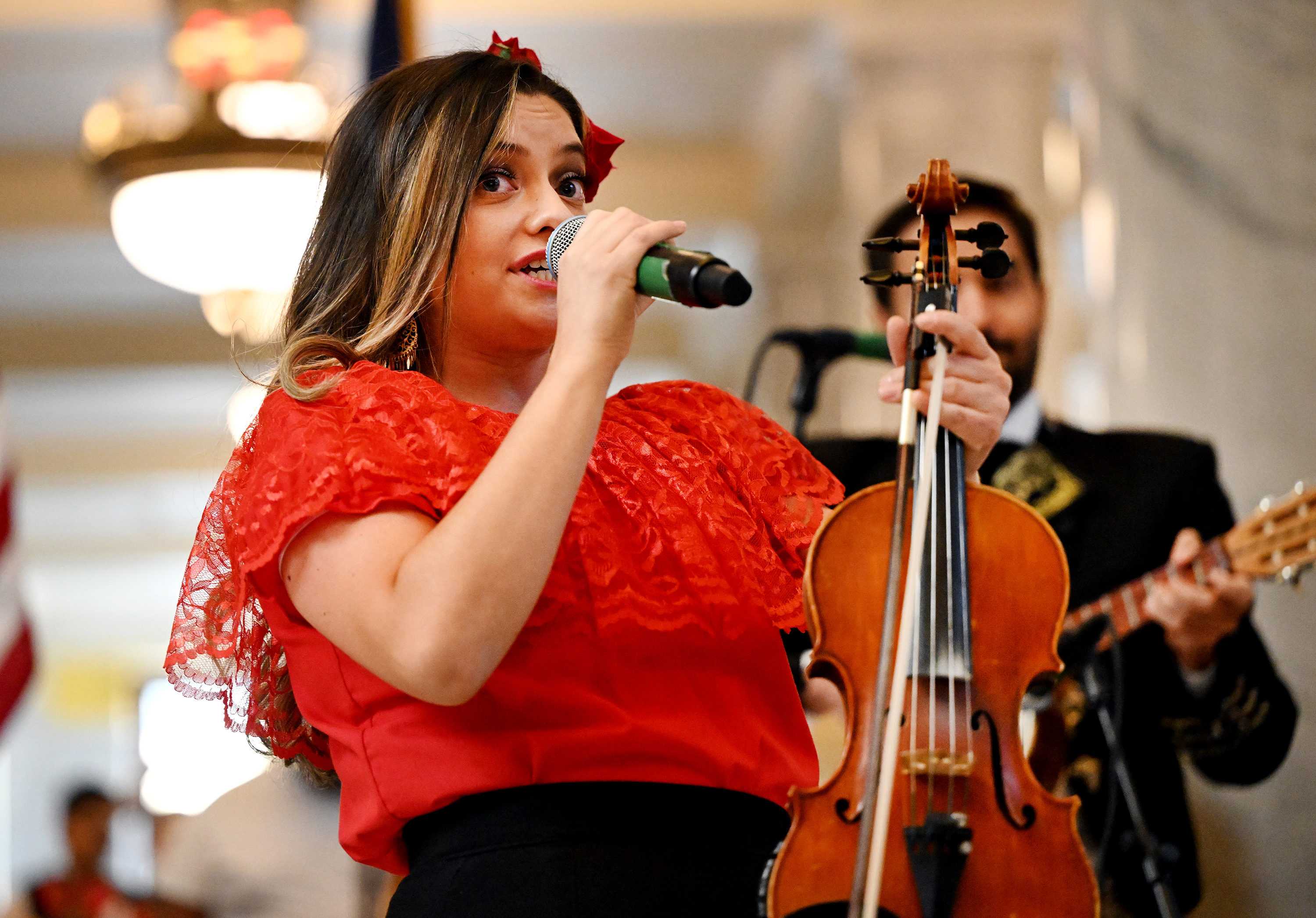 El Trio Los Charros performs at a mariachi competition at the Capitol on Aug. 30. The group will perform as part of Murray's Hispanic Heritage Days on Sept. 9.