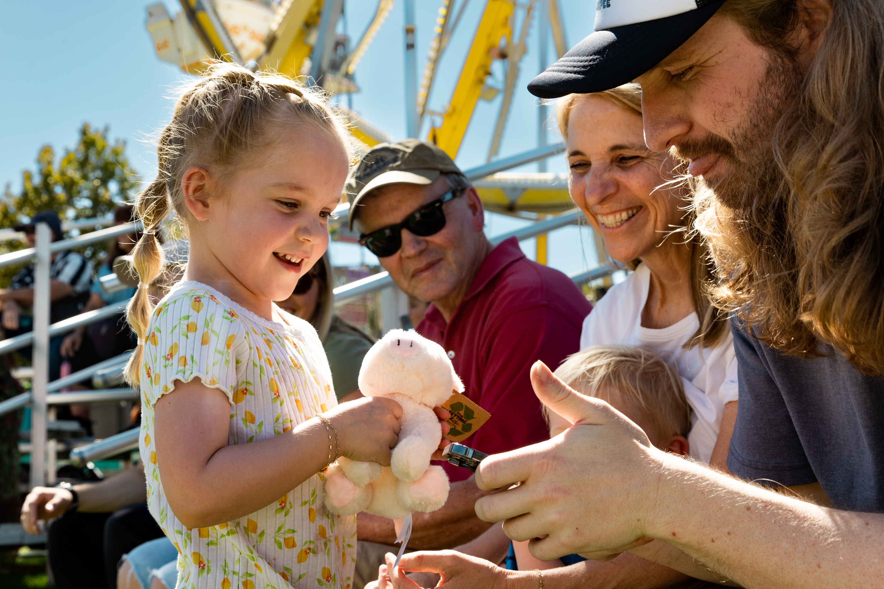 Utah State Fair Butter airplane sculpture, arts, farm animals and