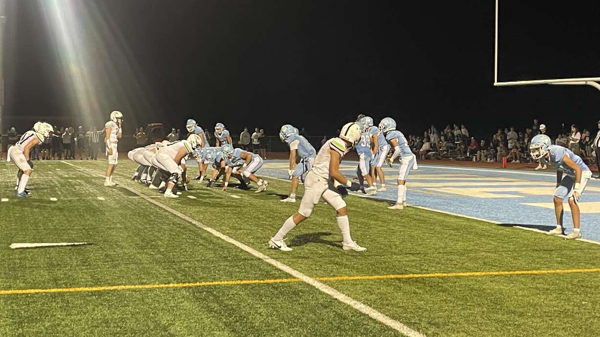 Ridgeline threatens to score on Sky View late in the game Friday night.