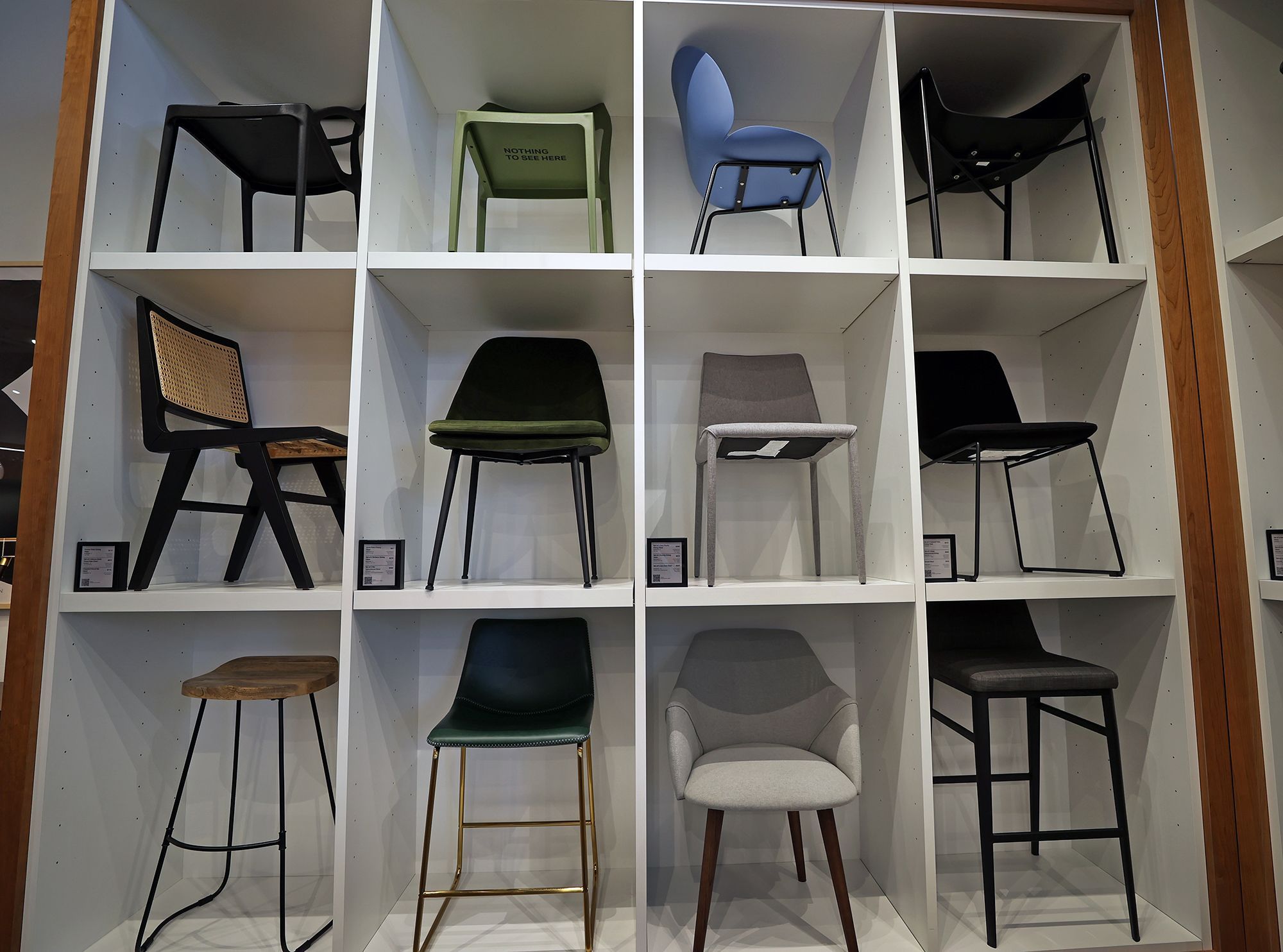 A display at the store in Lynnfield, MA is pictured on May 26, 2022. Furniture retailers are seeing a slowdown after years of growth fueled by pandemic-era stay-at-home trends.