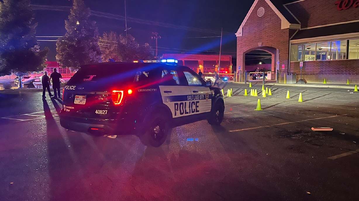 Salt Lake police investigate the shooting death of an 18-year-old man at 909 E. 2100 South early Sunday.