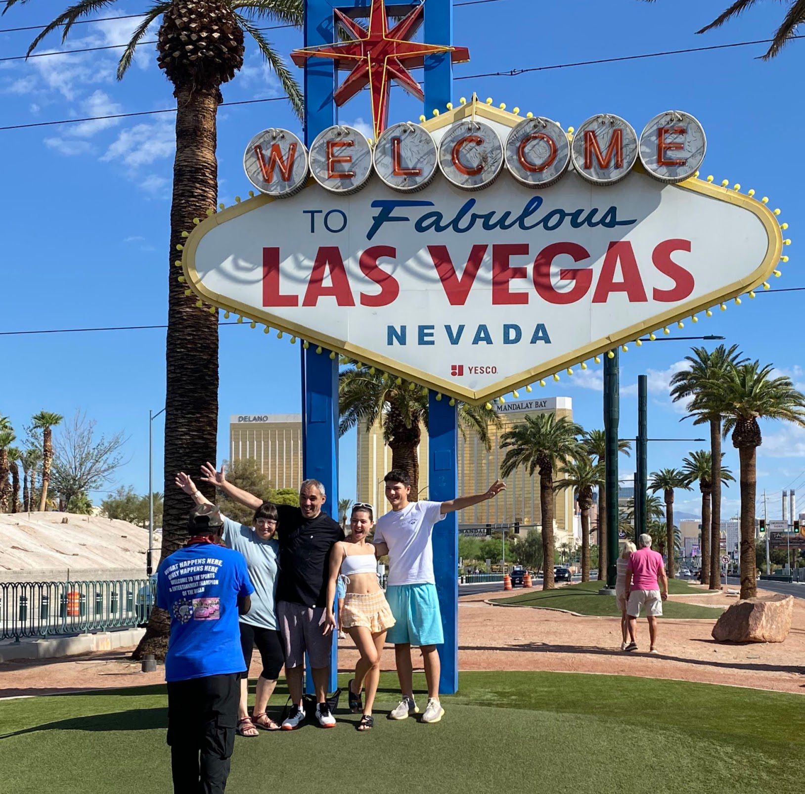The “Welcome to Fabulous Las Vegas” sign, seen in this undated photo, is a draw for tourists in Las Vegas, and it’s free. The sign is owned by Utah sign company YESCO.