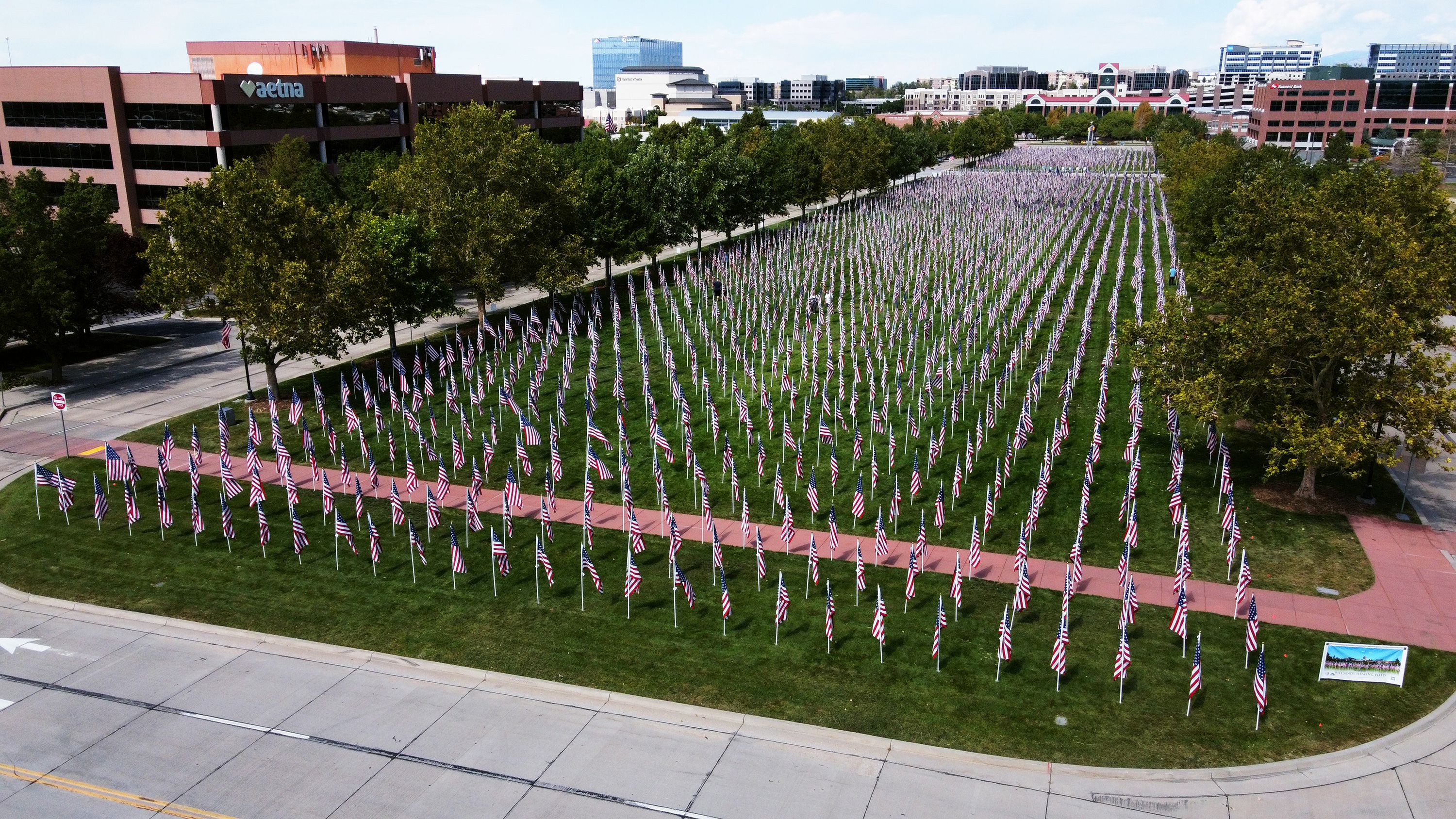 Sandy 9/11 Healing Field on Sunday.