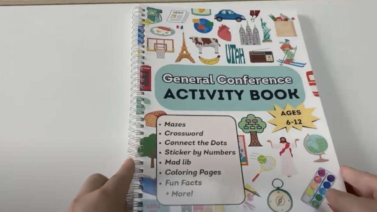 These LDS apostle activity books can help your child stay involved during conference