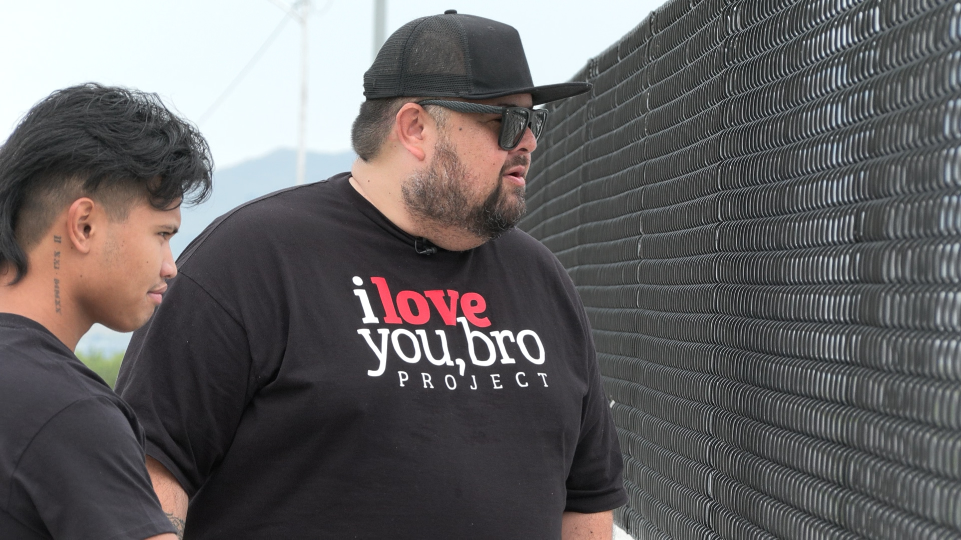 Aron, left, and Joe Tuia'ana are working to prevent suicide in Utah.