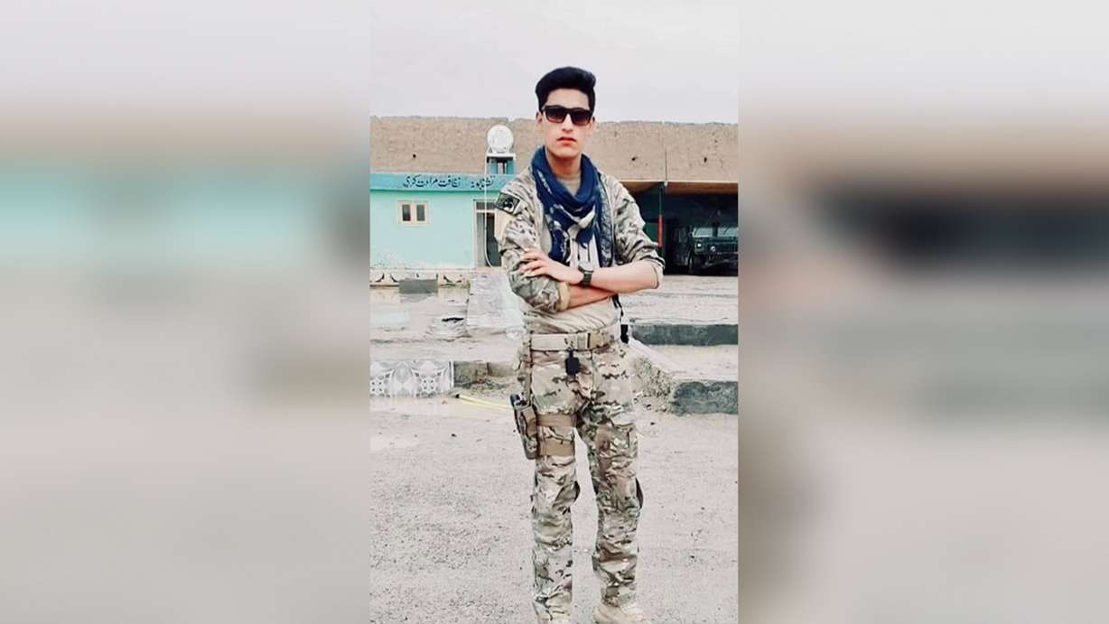 Mohammad Saleem served in the National Strike Units in Afghanistan before he was evacuated to the U.S. in August 2021.