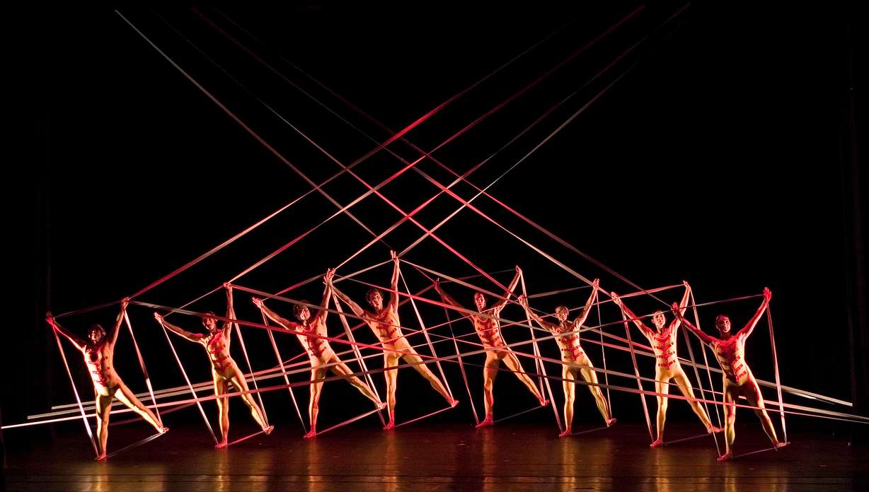 Ririe-Woodbury Dance Company members perform a piece called Tensile Involvement that was choreographed by Alwin Nikolais in 1955. The company has performed the piece several times and will again perform it for the 60th anniversary.