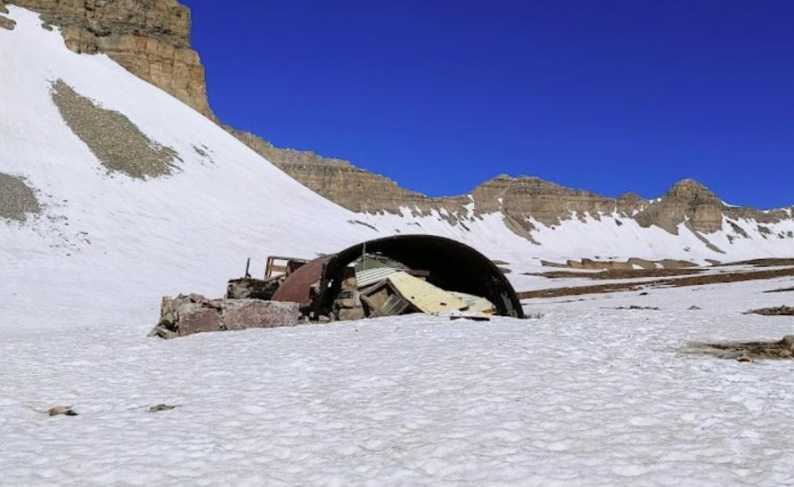 The Emerald Lake Shelter along the Aspen Grove Trail is in "shambles" in June 2022.