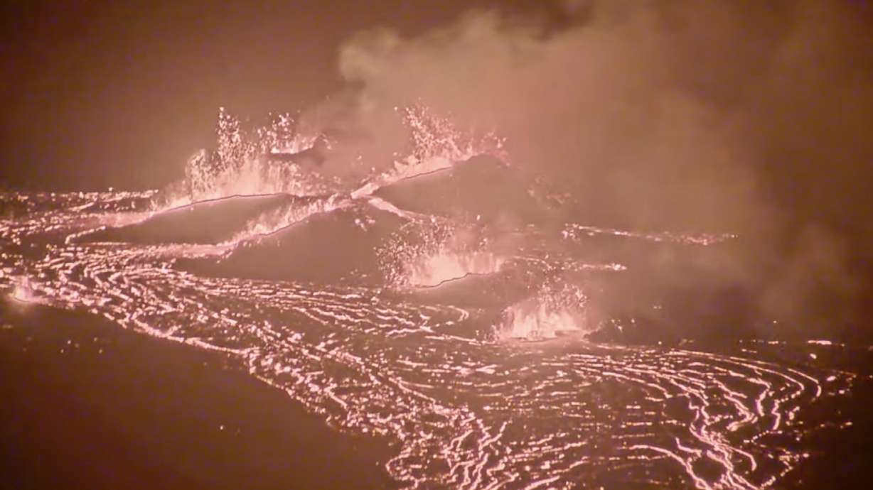 The Kilauea Volcano on the southeastern shore of Hawaii's Big Island is erupting for the third time this year.