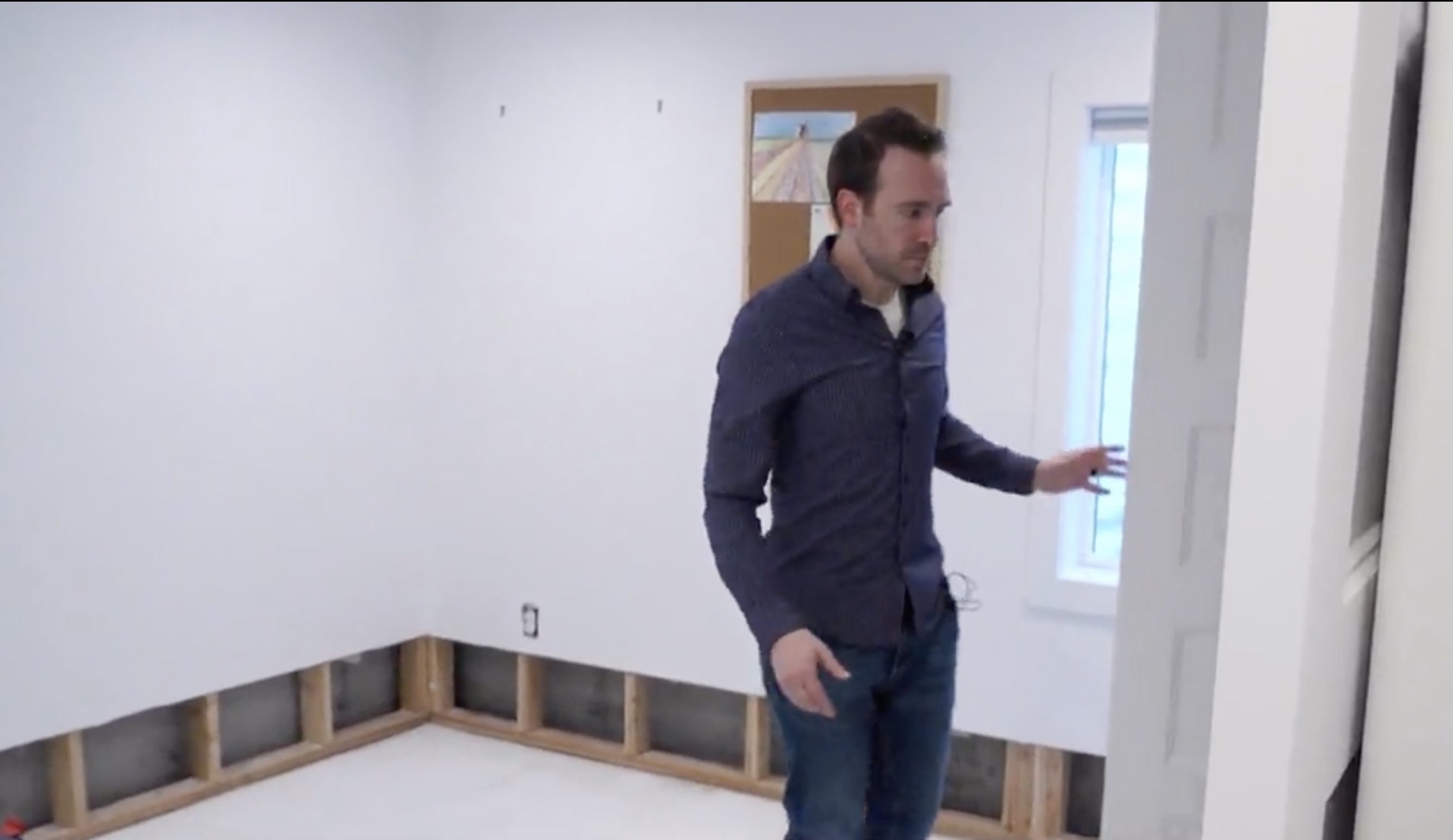 Andrew Berg says his Herriman home experienced flooding in the basement due to water coming from a neighboring property.