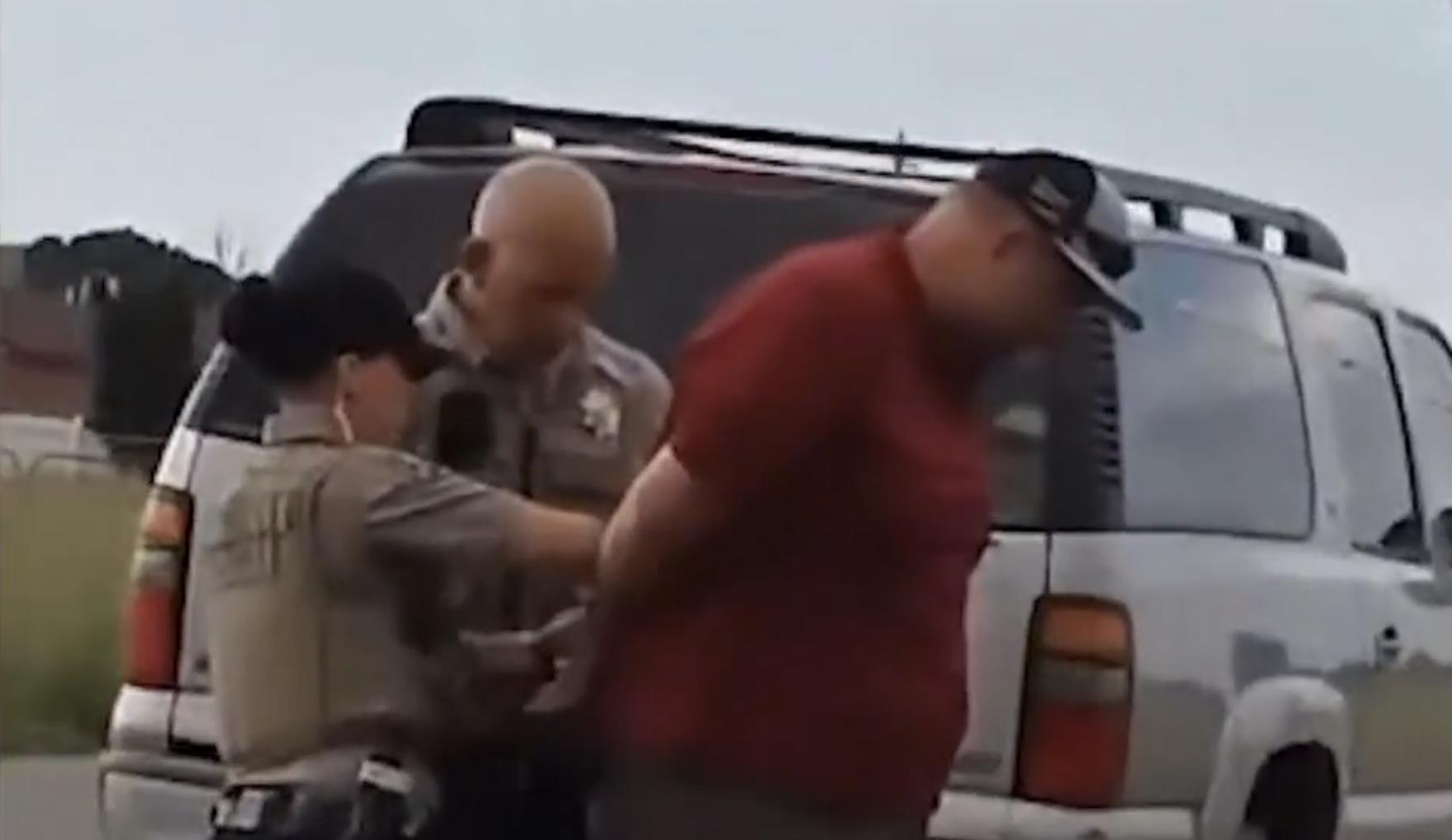 Ron Gibson is arrested Aug. 8. Assault charges have been dropped against the former president of the Utah Farm Bureau after prosecutors realized Gibson had been charged in the wrong jurisdiction.