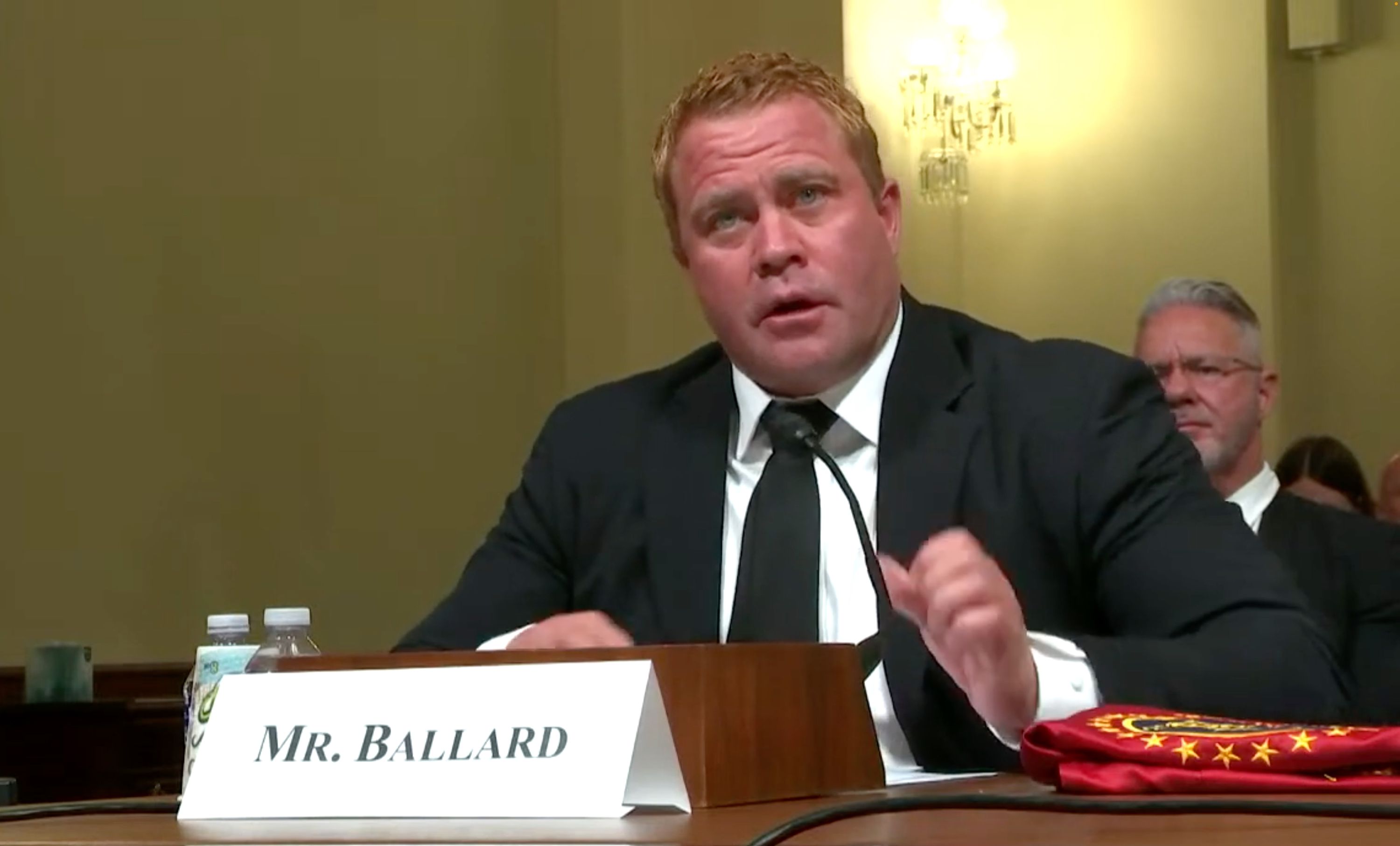 Tim Ballard, founder of Operation Underground Railroad, testifies in Washington Wednesday. The Church of Jesus Christ of Latter-day Saints said Friday it never endorsed or supported the group, Ballard or any projects associated with them.