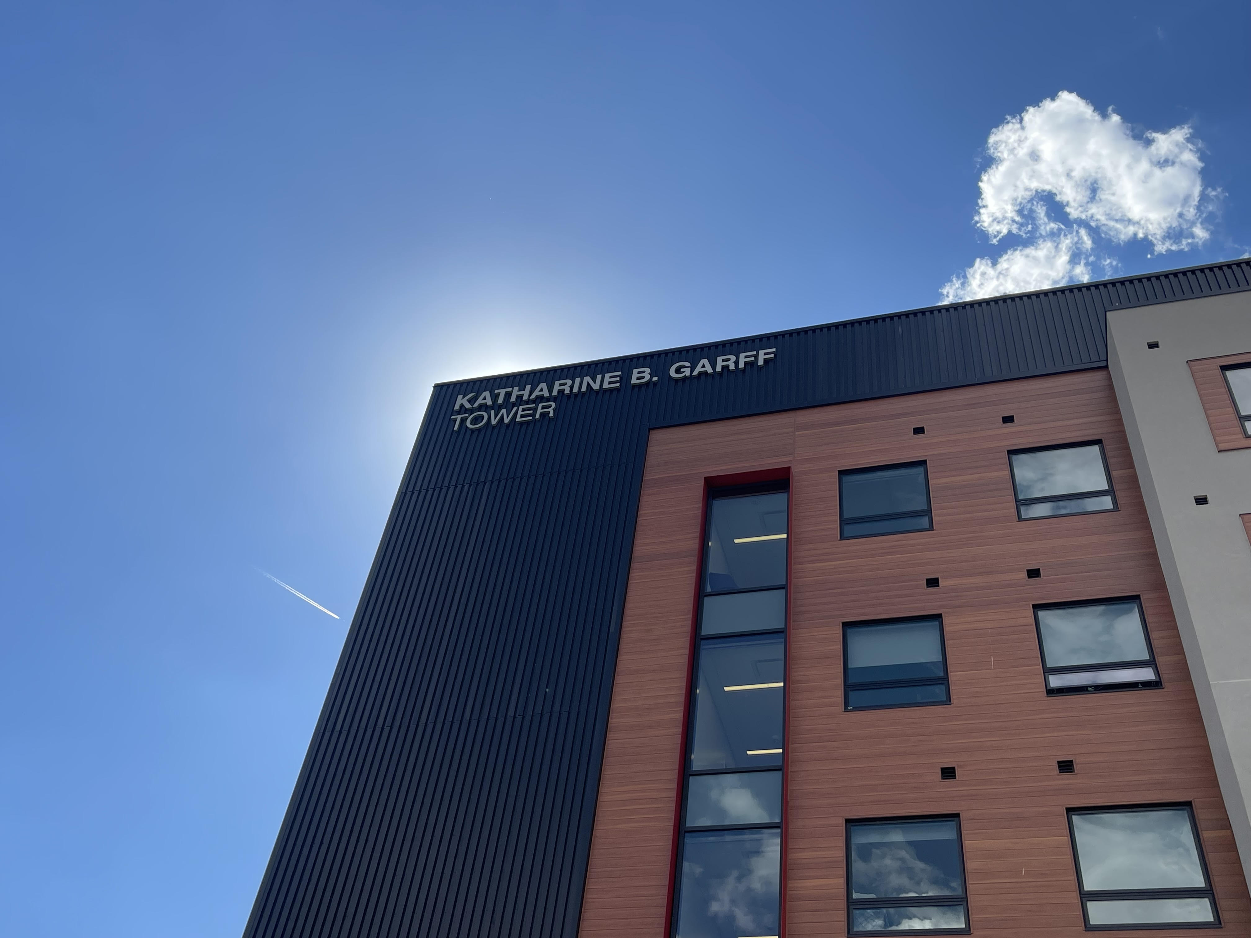 The Katharine B. Garff Honors Tower is pictured. The University of Utah on Friday held a grand opening for the Katharine B. Garff Honors Tower — the final wing of the Kahlert Village first-year student housing project at the U.