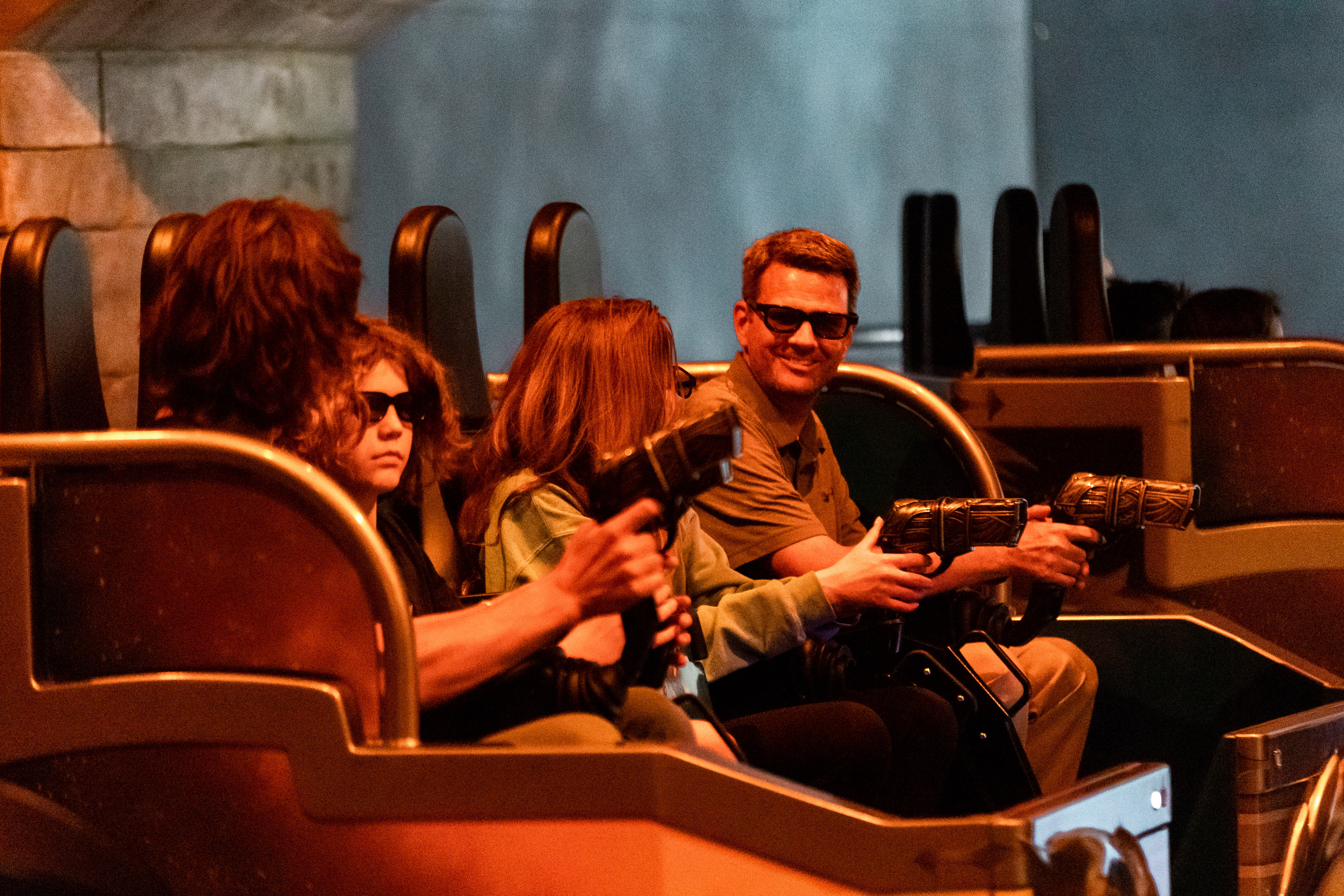 The first riders ride Lagoon’s new ride, Primordial, on its opening day at the amusement park in Farmington on Friday, Sept. 15, 2023.