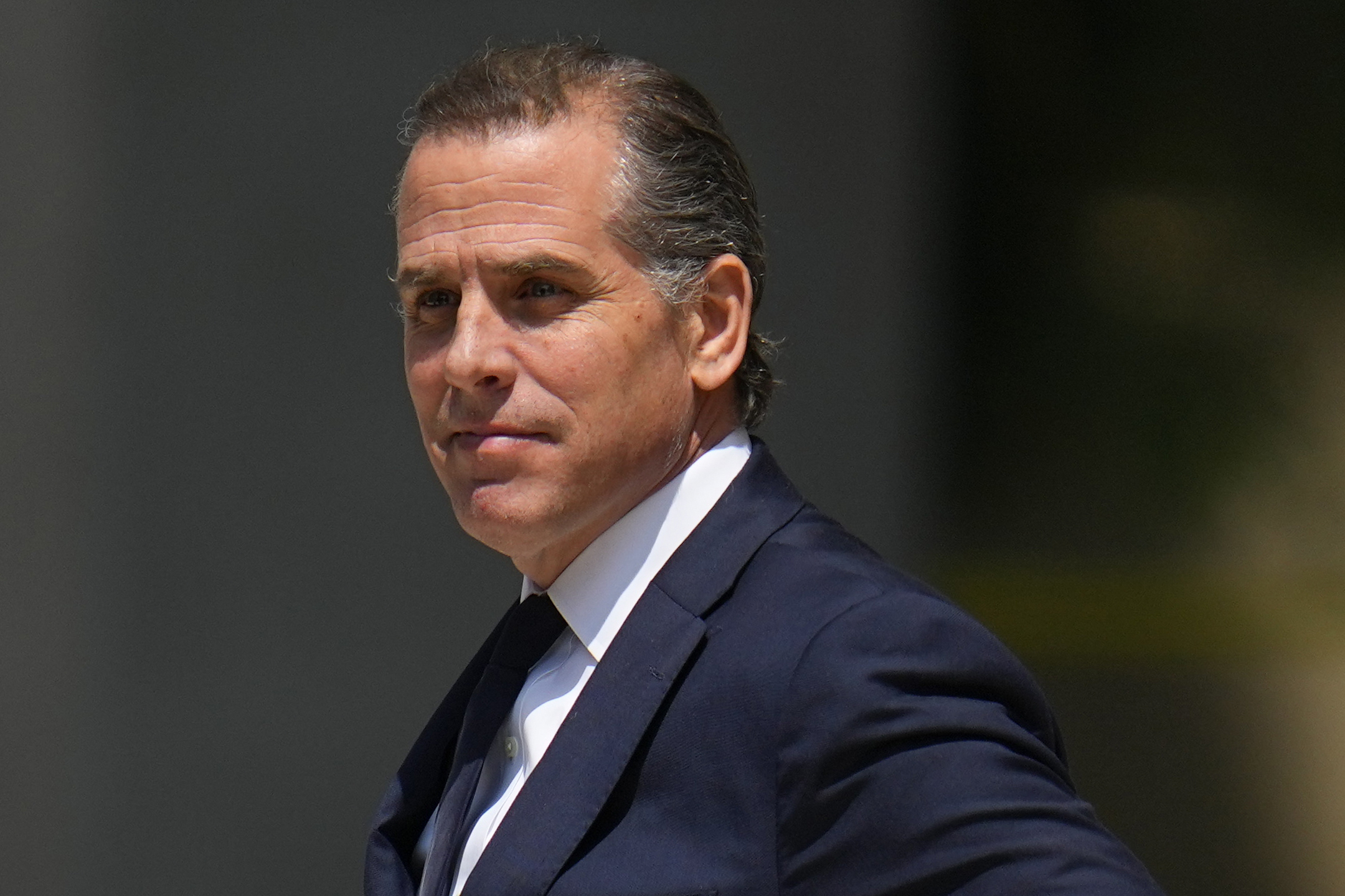 President Joe Biden's son Hunter Biden leaves after a court appearance, July 26, in Wilmington, Del. He filed a lawsuit against the Internal Revenue Service, arguing that two agents violated his right to privacy when they publicly aired his tax information.