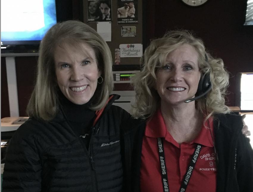 Erin Moriarty, left, and Shelley Deamer Campbell in 2013. Moriarty interviewed Campbell for an episode of the CBS show "48 Hours."
