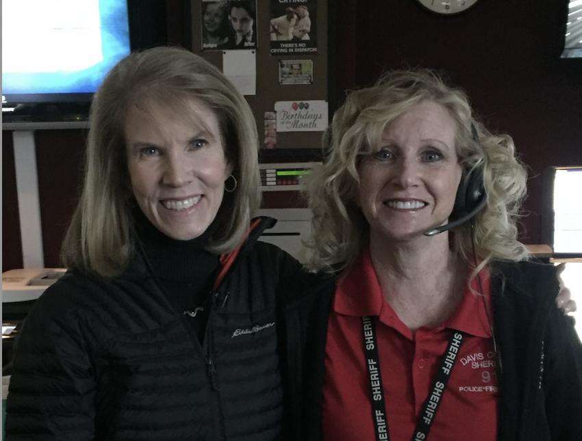 Erin Moriarty, left, and Shelley Deamer Campbell in 2013. Moriarty interviewed Campbell for an episode of the CBS show "48 Hours."