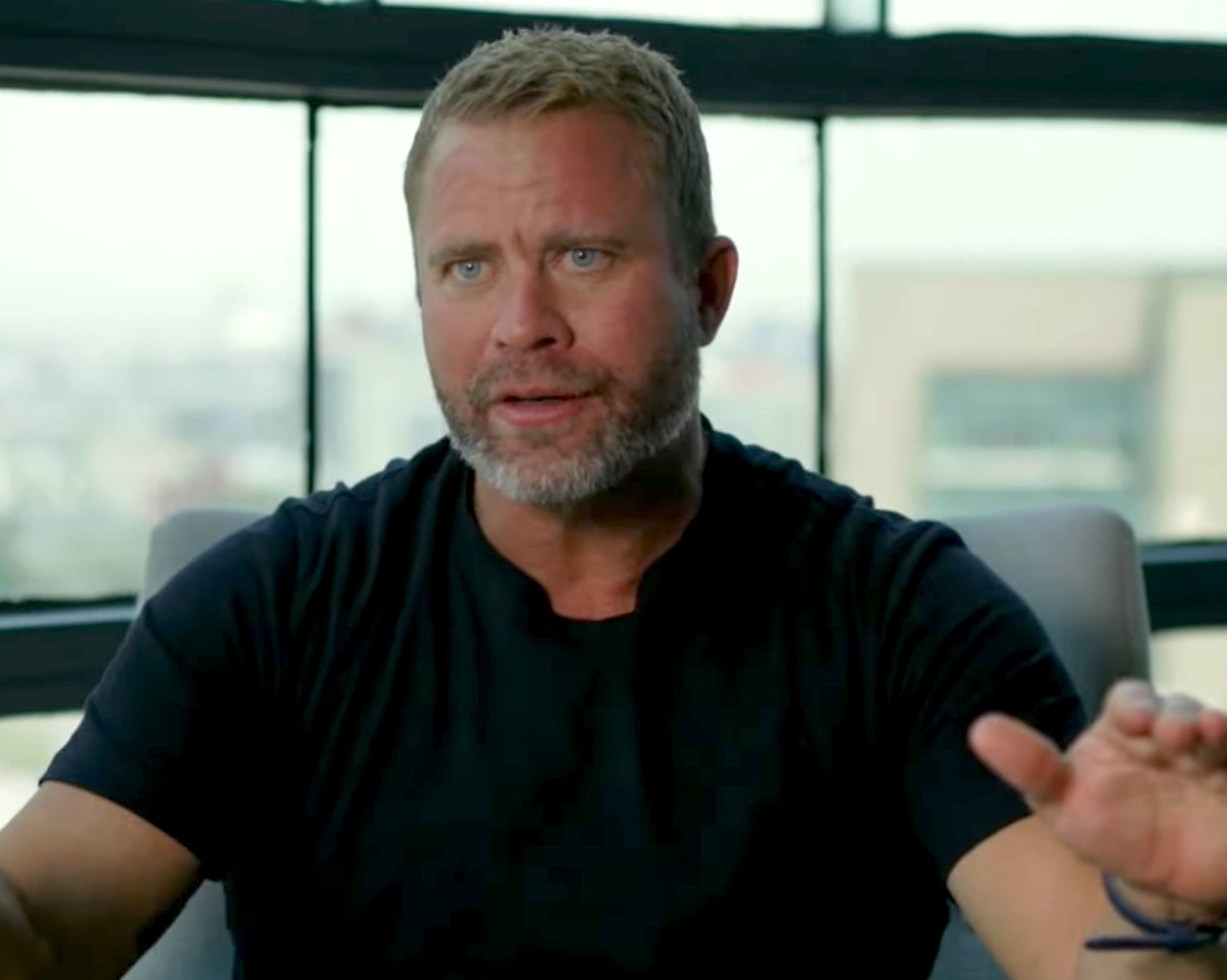 Operation Underground Railroad founder Tim Ballard discusses a documentary series on Dec. 22, 2022. Ballard on Tuesday denied recently reported sexual misconduct allegations against him, calling them "baseless inventions designed to destroy me."