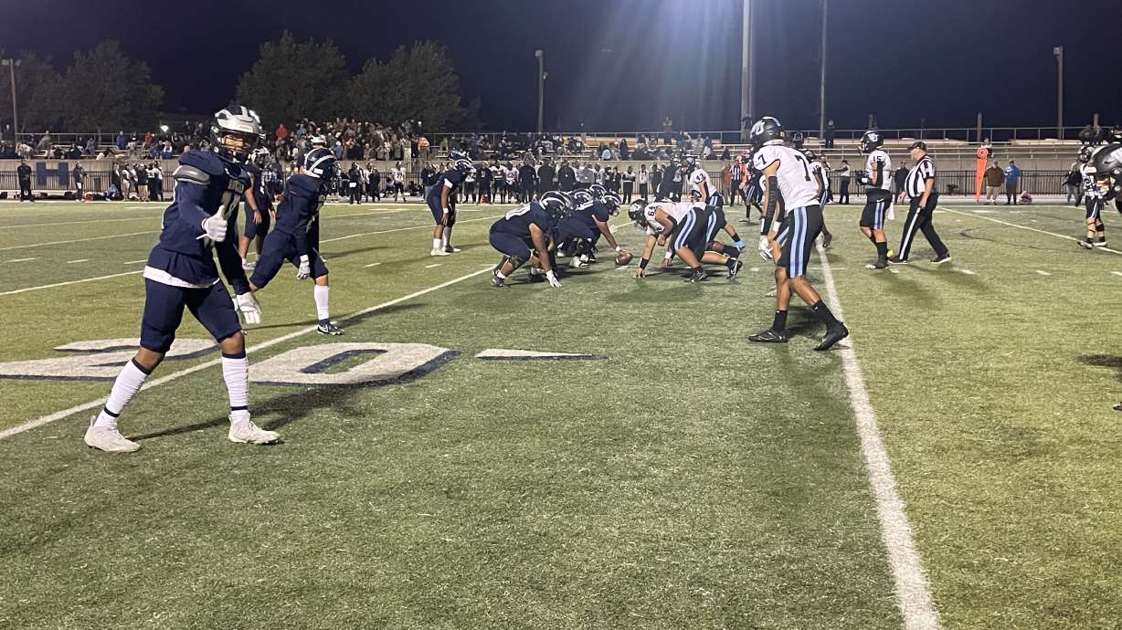 Hunter and West Jordan play in a Region 4 game, Thursday, Sept. 21, 2023.