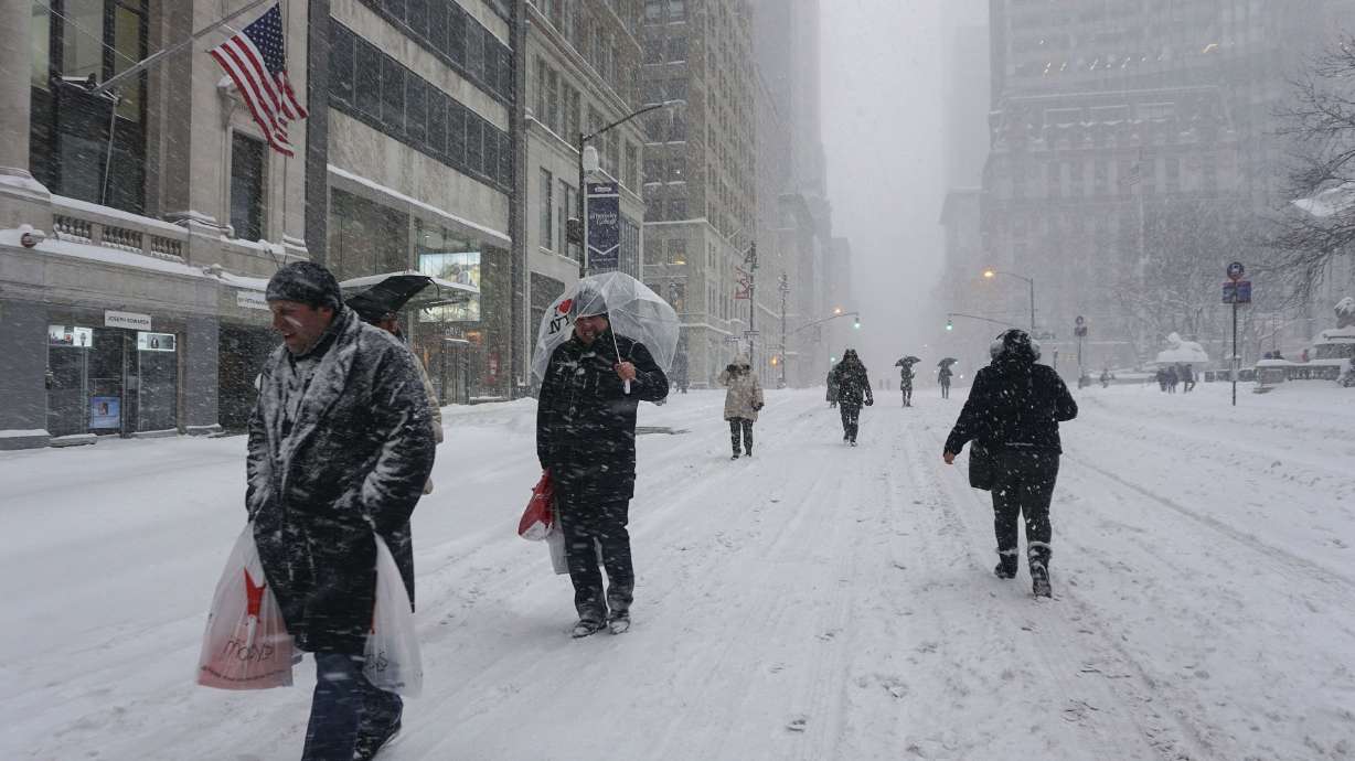 A winter storm hits New York City on Jan. 23, 2016, during what was an El Niño winter. This winter may look drastically different than recent years because of El Niño.