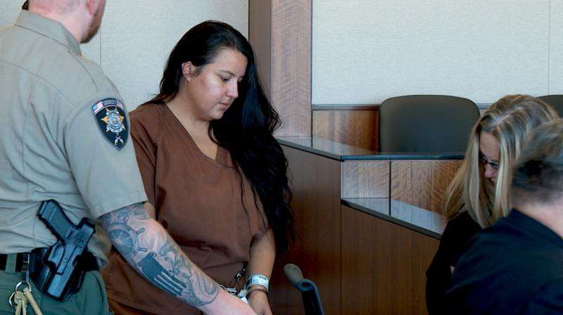 Candace Lierd walks into her bail hearing Tuesday.