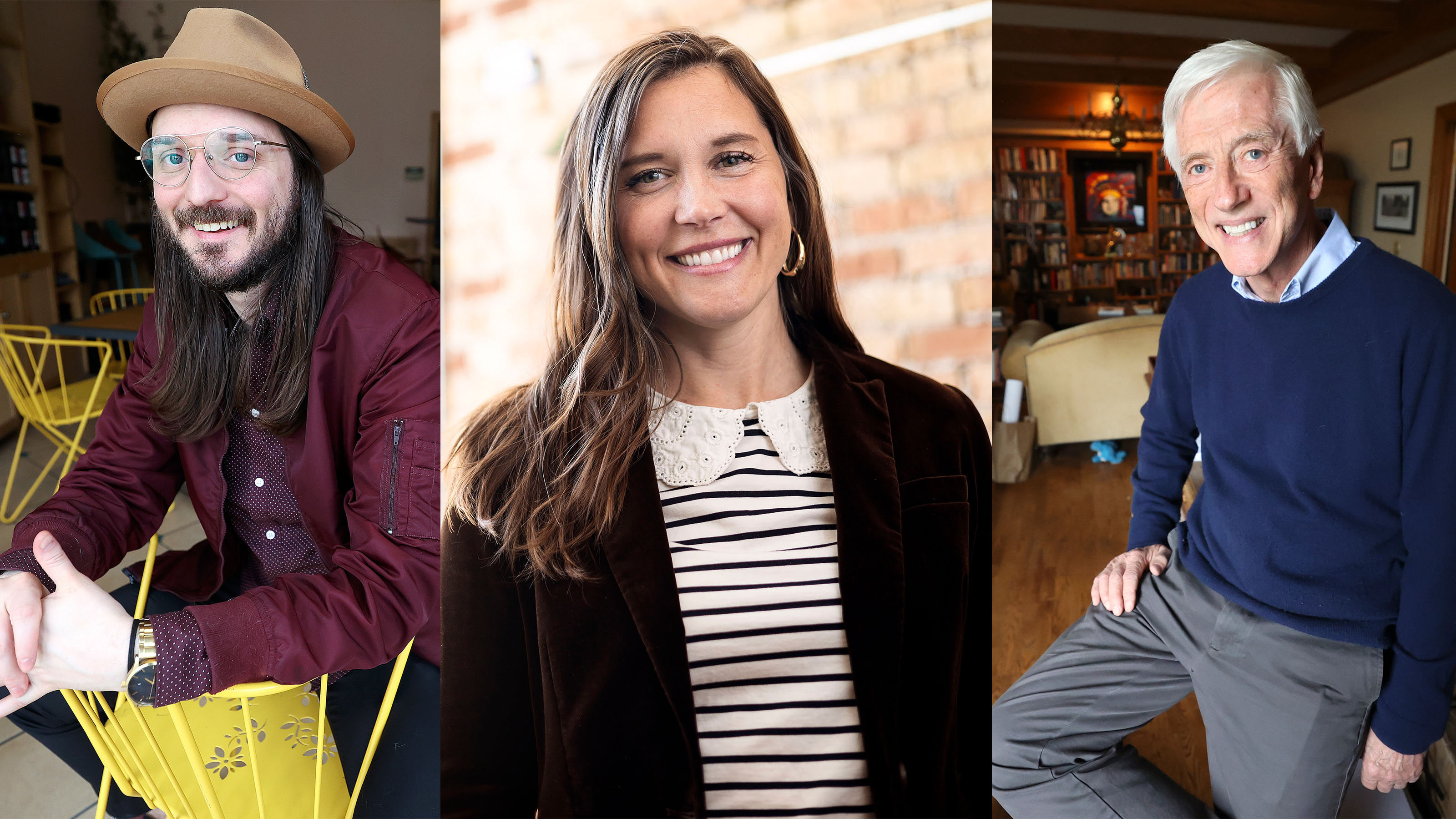 Salt Lake City's 2023 mayoral candidates, include community activist Michael Valentine, Salt Lake City Mayor Erin Mendenhall and former Salt Lake City Mayor Rocky Anderson.