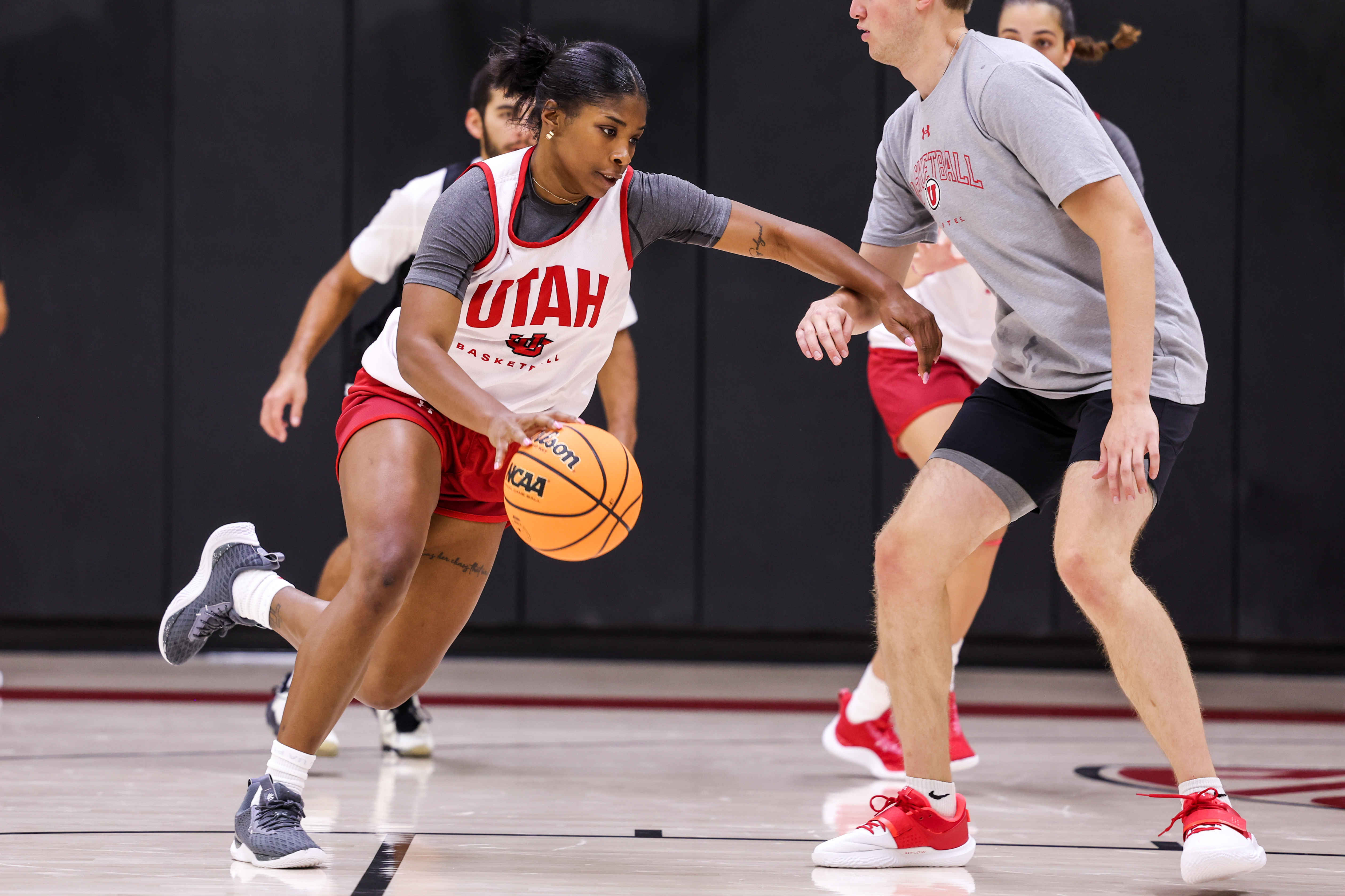 Utah Utes first official practice in Salt Lake City on Monday, Sept. 25, 2023.