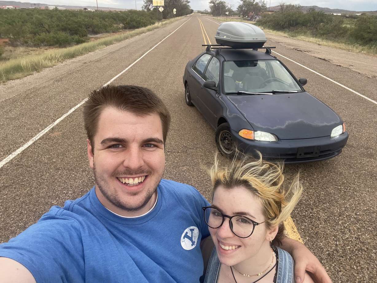 Sam Stockwell says he discovered his 1993 blue Honda Civic was gone around 5 a.m. Tuesday from outside his residence hall just off 900 East at BYU in Provo. He had driven the car from North Carolina to Utah.