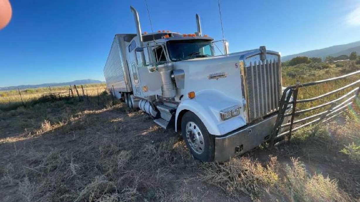 A semitruck driver died after a crash in Iron County on Wednesday.