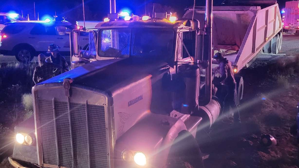 One person died and six others were injured in a three-vehicle crash on U.S. Highway 89 in southern Utah on Wednesday evening.