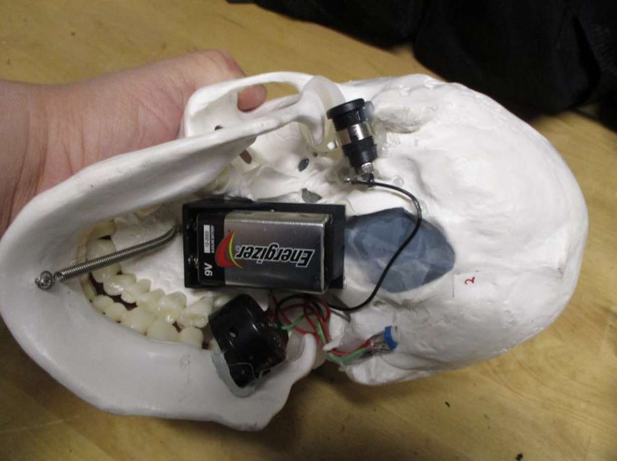 A photo of a medical training device that shut down checked baggage screening operations at Salt Lake City International Airport for two hours on Sept. 18.