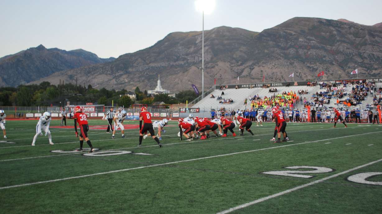 American Fork prevails in 31-10 win over Region 3 foes Pleasant Grove on Friday, Sept. 29, 2023.